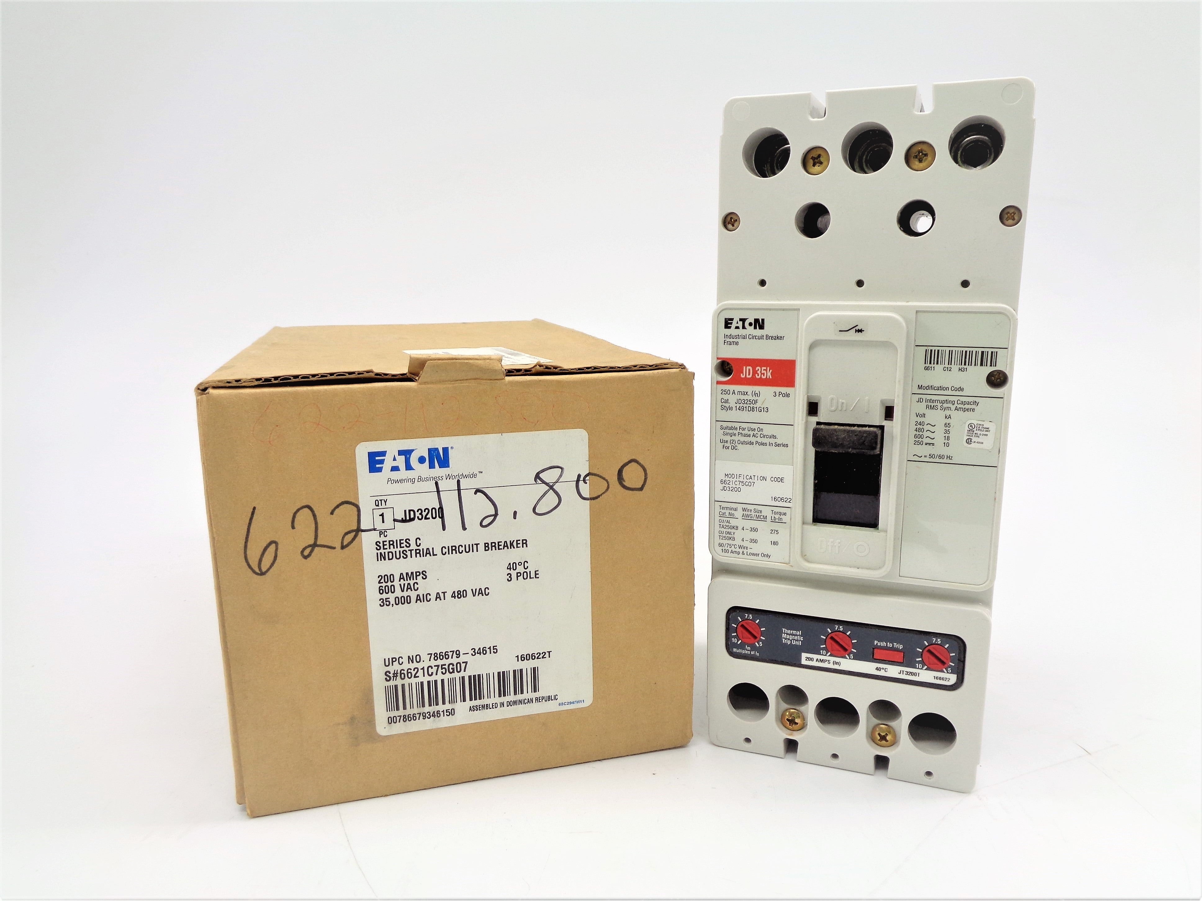 EATON JD3200 200A 600V SER. C NSMP