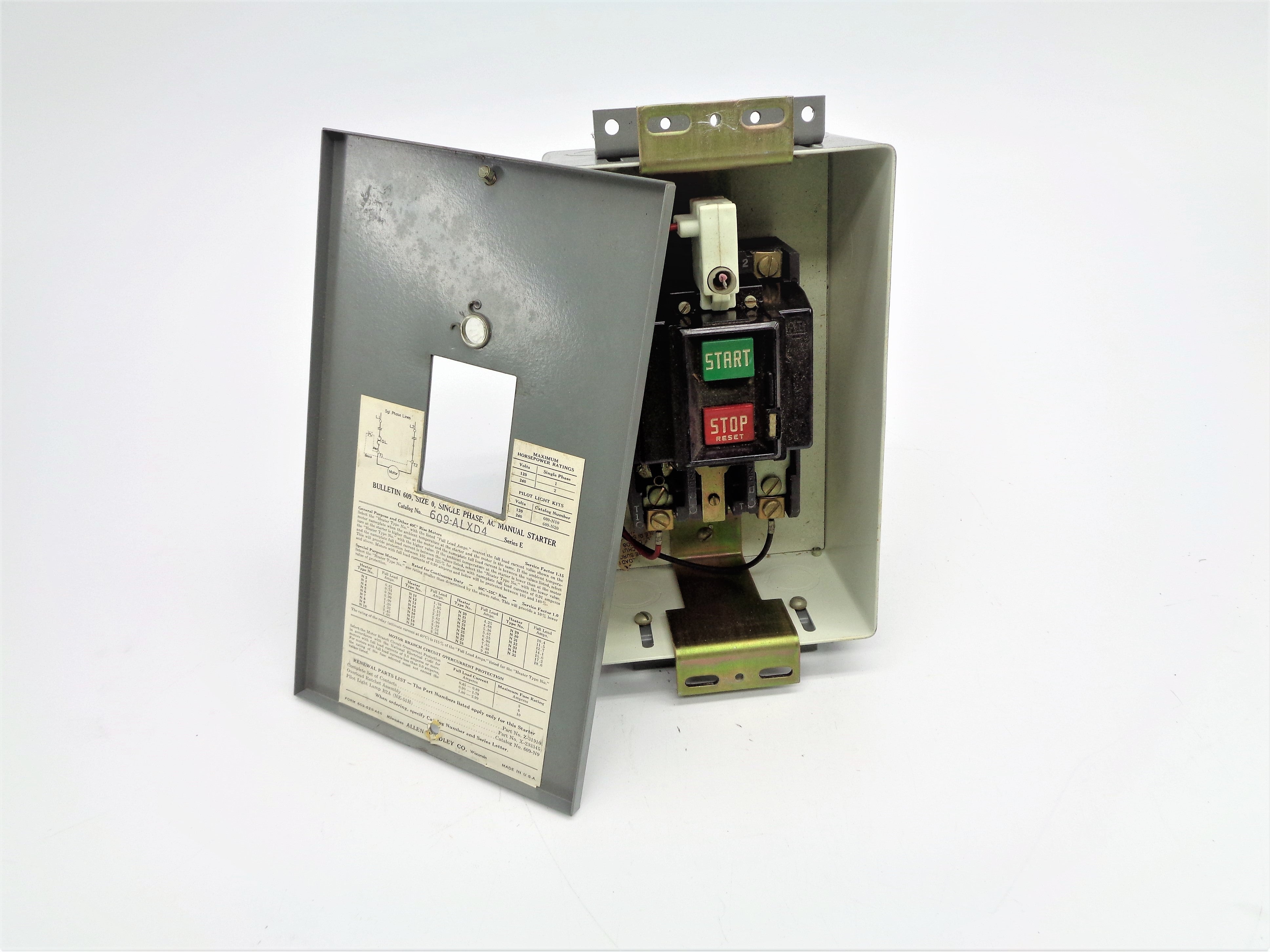 INDUSTRIAL SPARE PART 609-ALXD4 SER. E NSNP