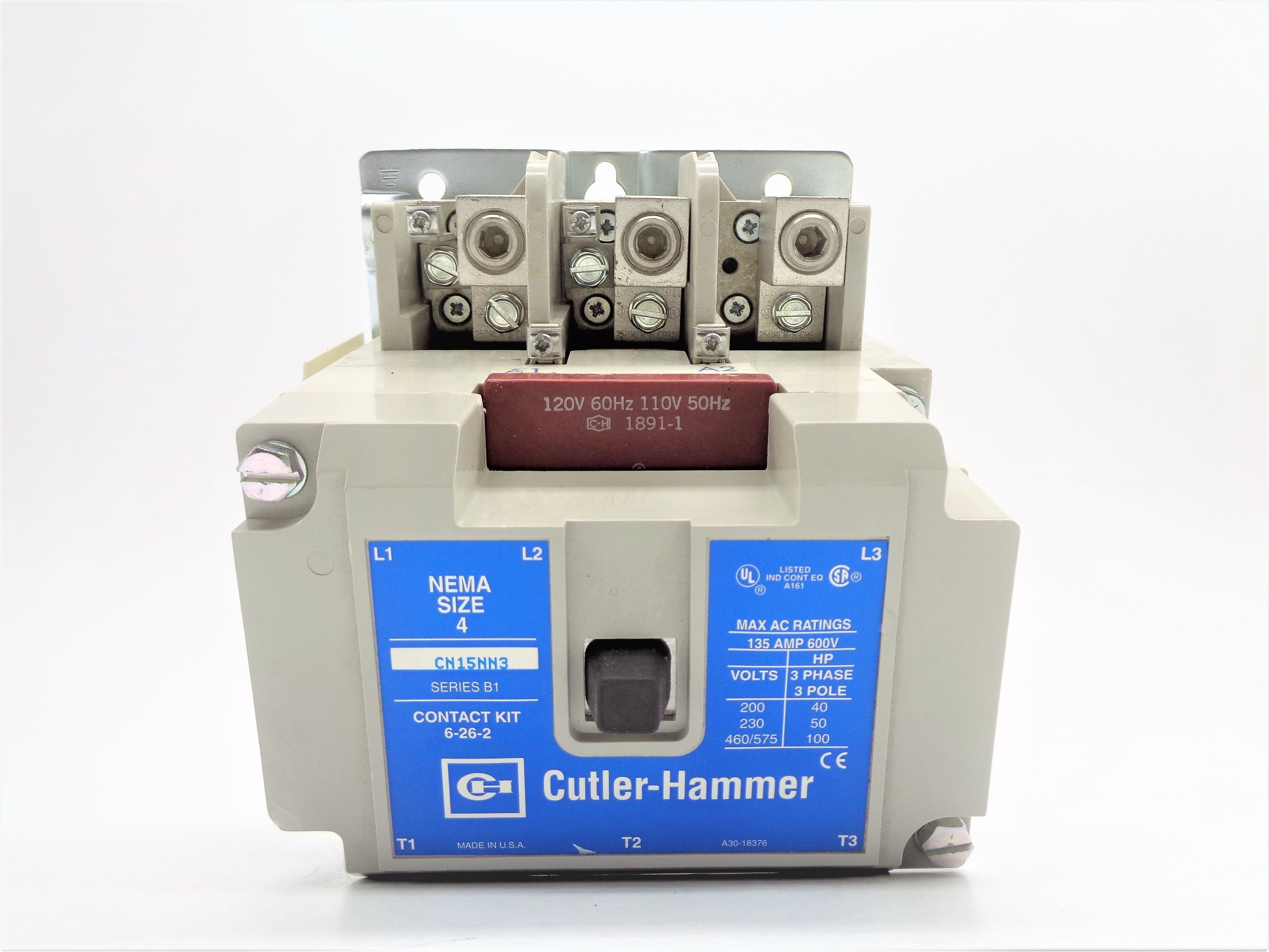 CUTLER HAMMER CN15NN3 600V SER. B1 NSNP