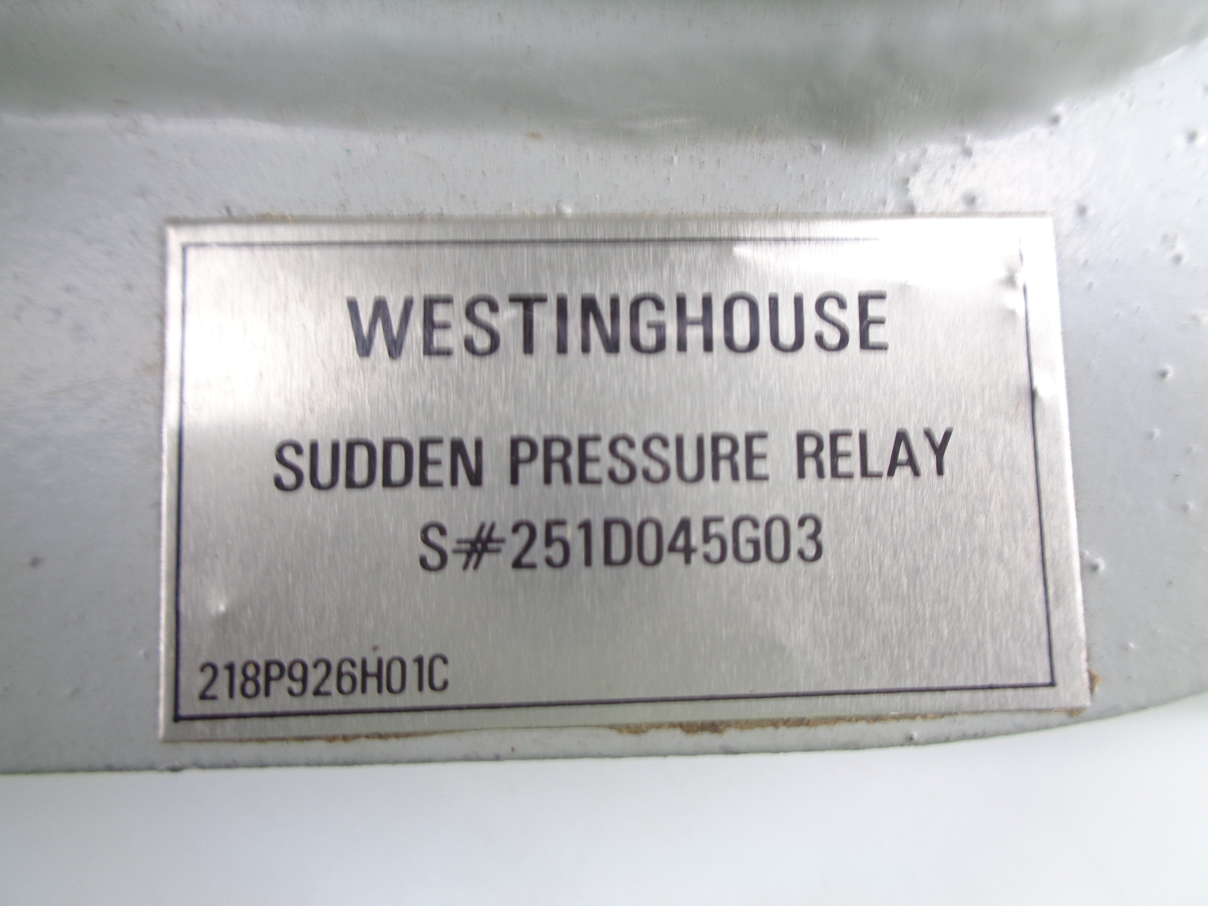 WESTINGHOUSE 218P926H01C NSNP