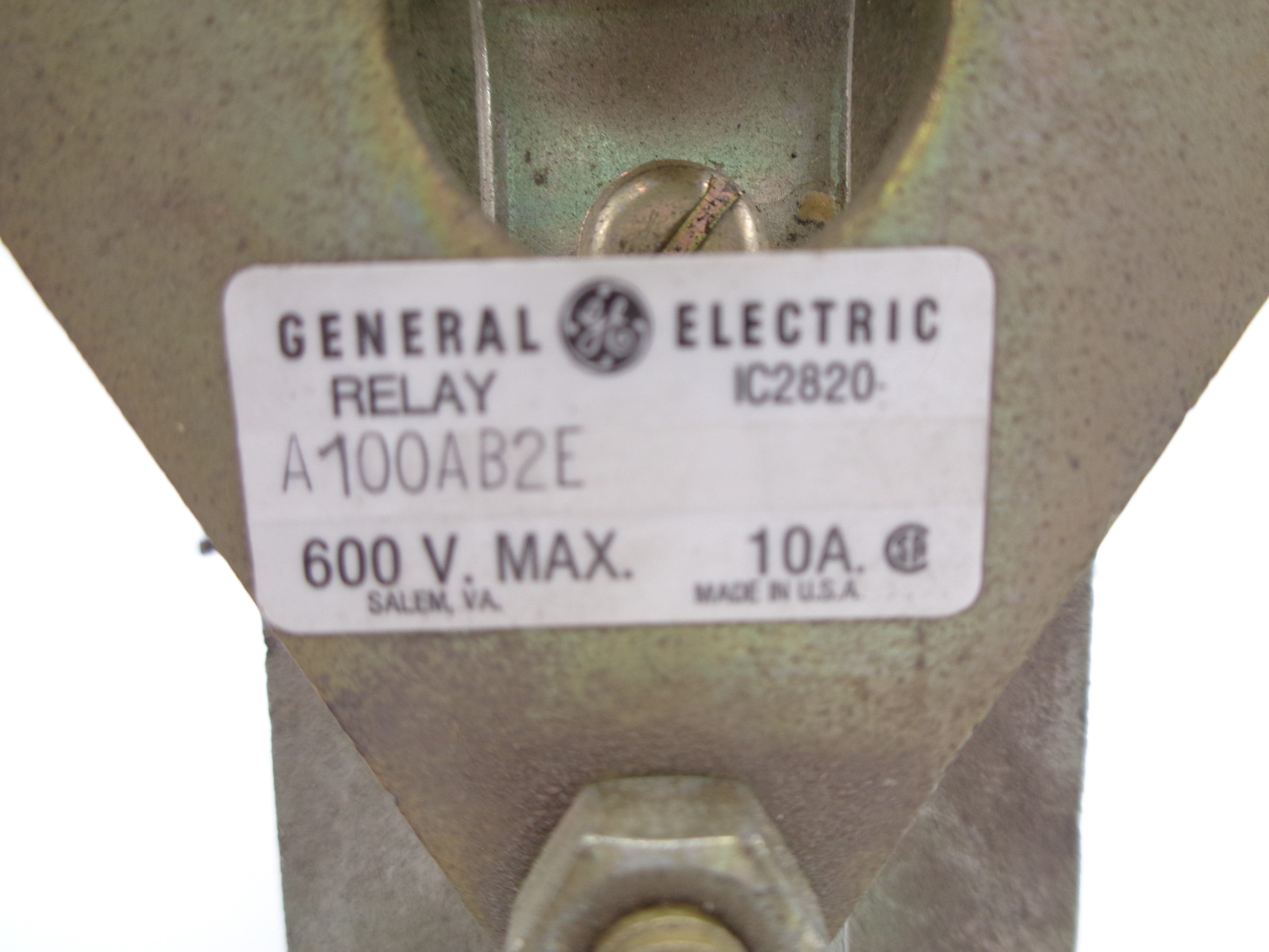GENERAL ELECTRIC IC2820-A100AB2E 10A 600V NSNP