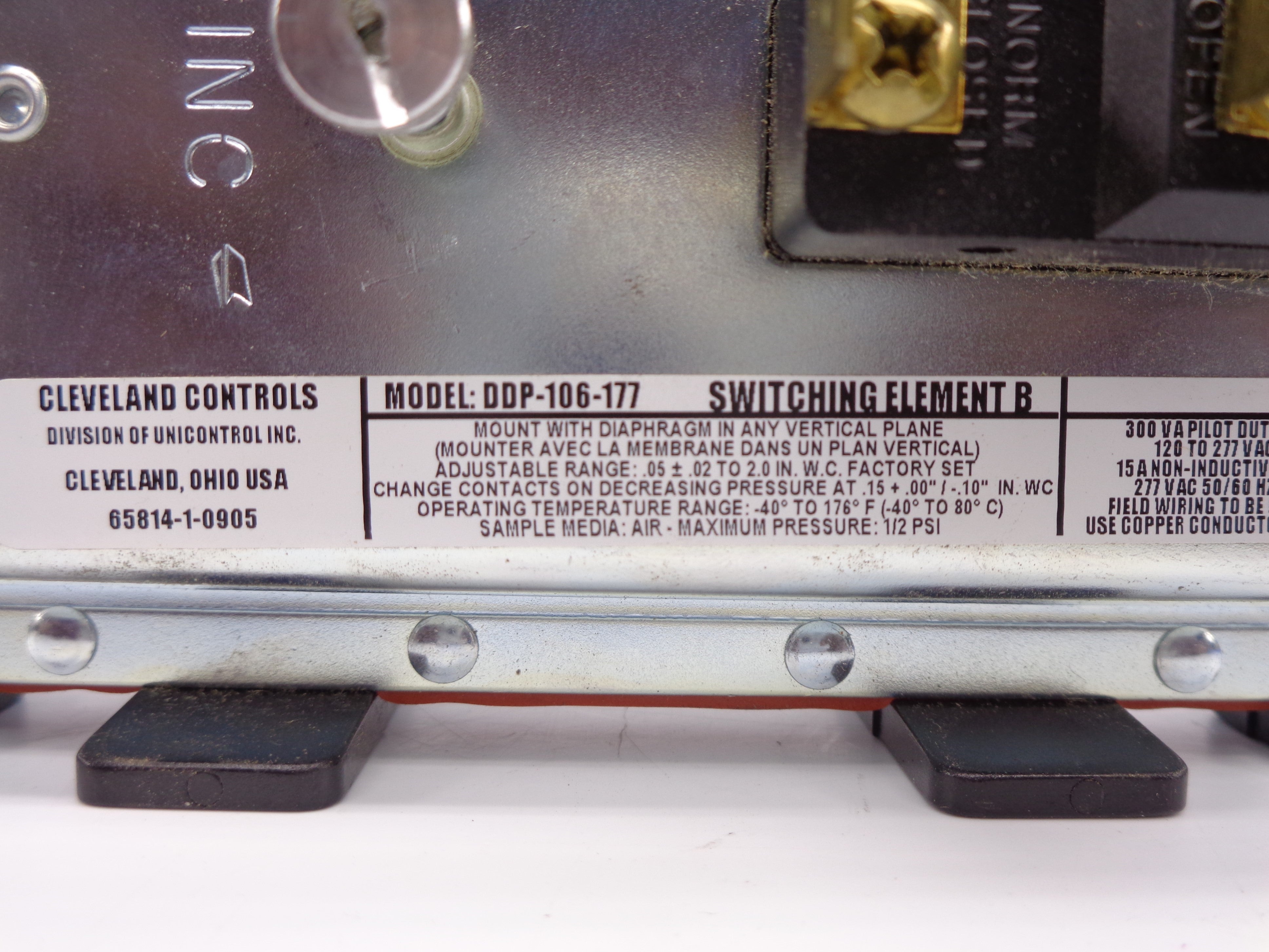 CLEVELAND CONTROLS DDP-106-177 NSNP