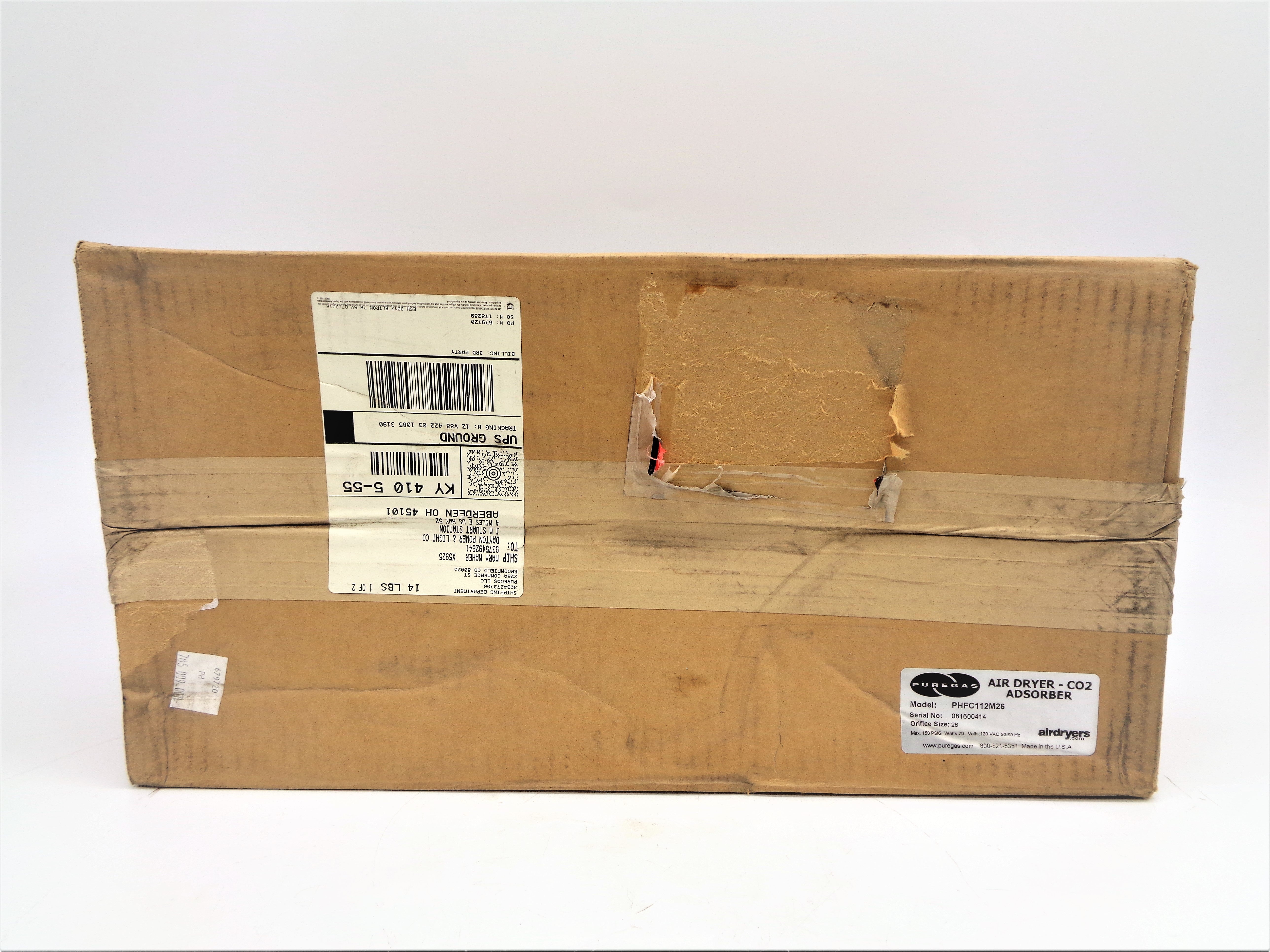 PURE GAS PHFC112M26 NSFS