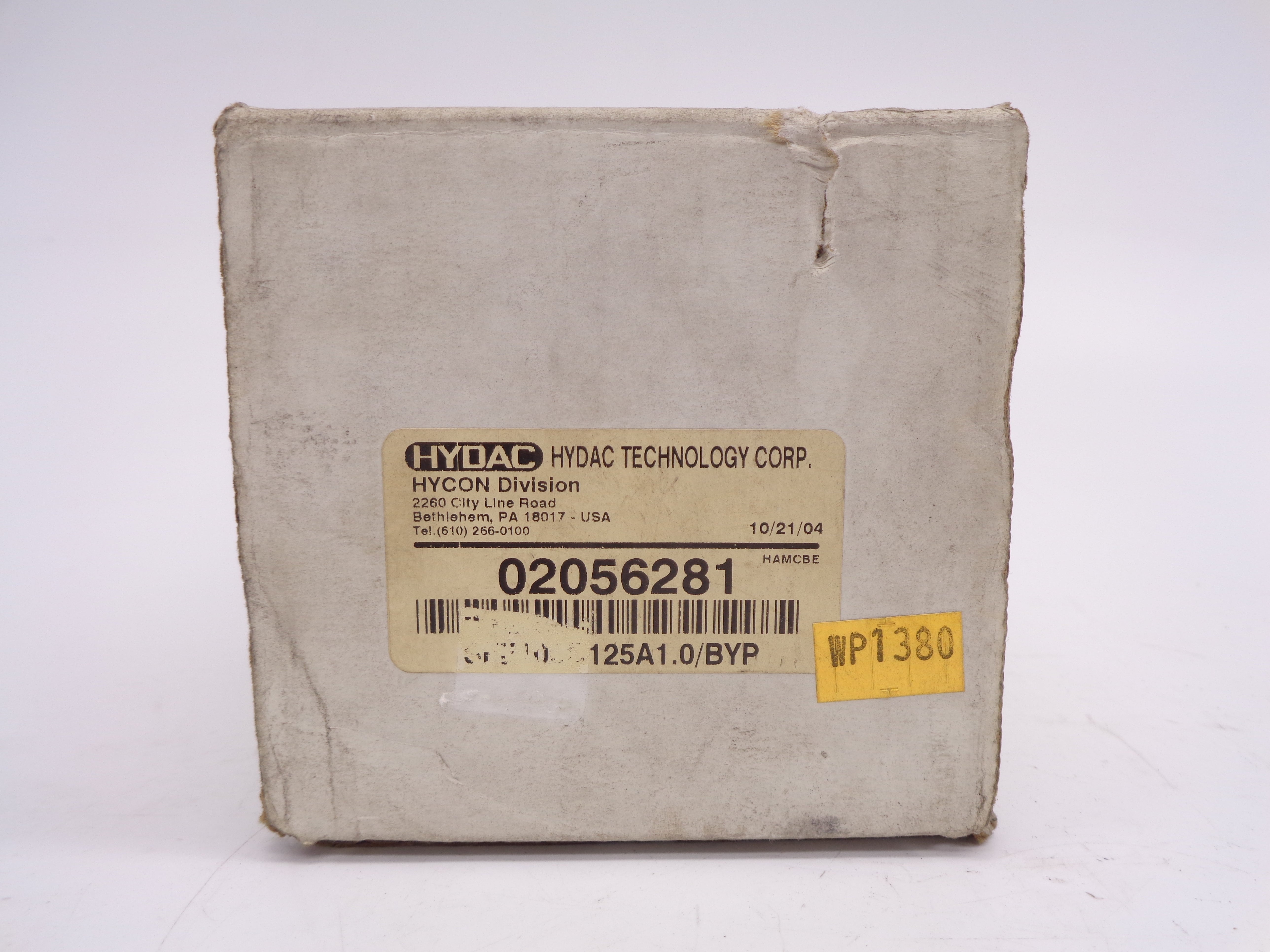HYDAC SFE100G125A1.0 NSMP