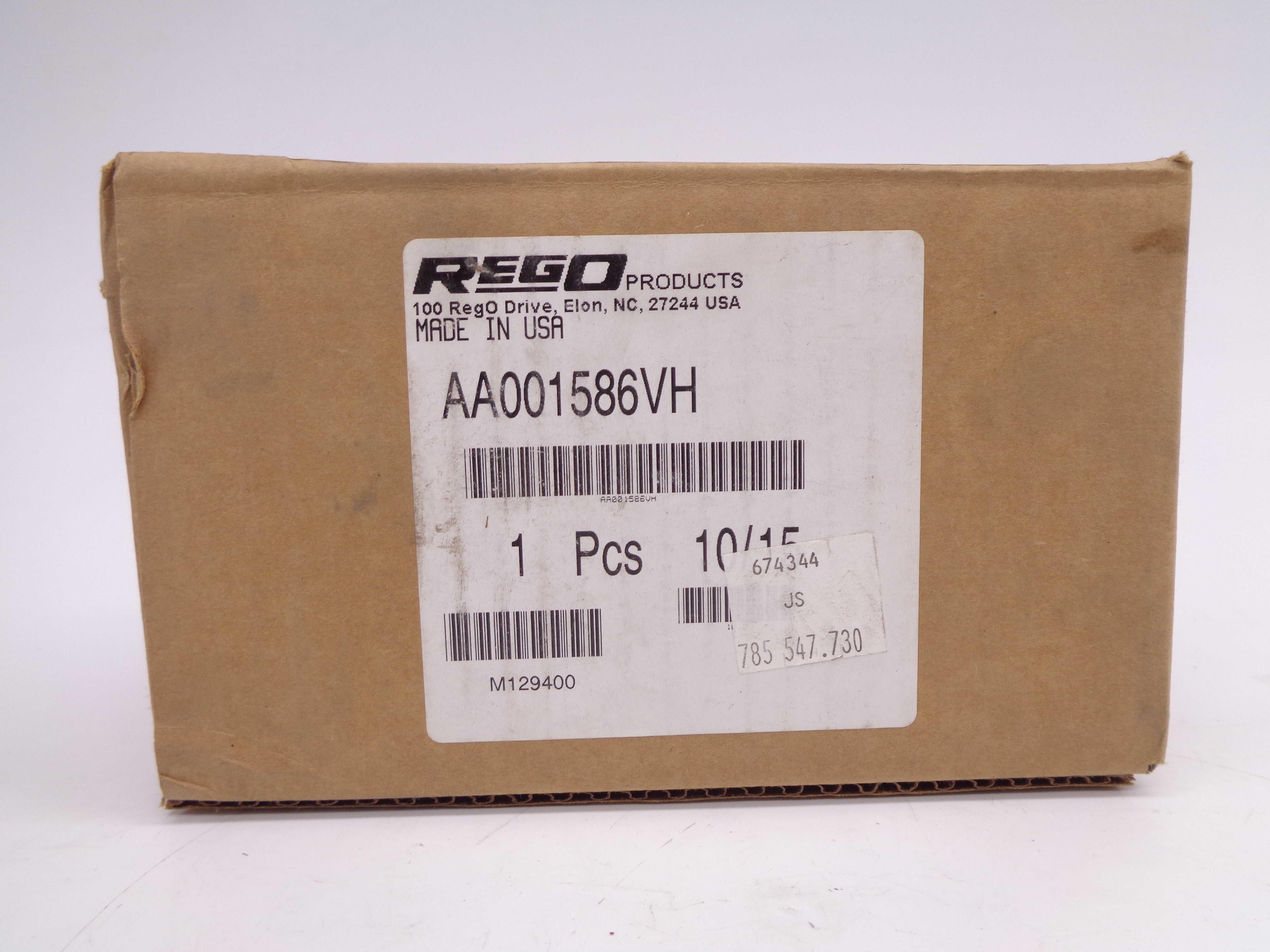 REGO AA1586VH NSMP