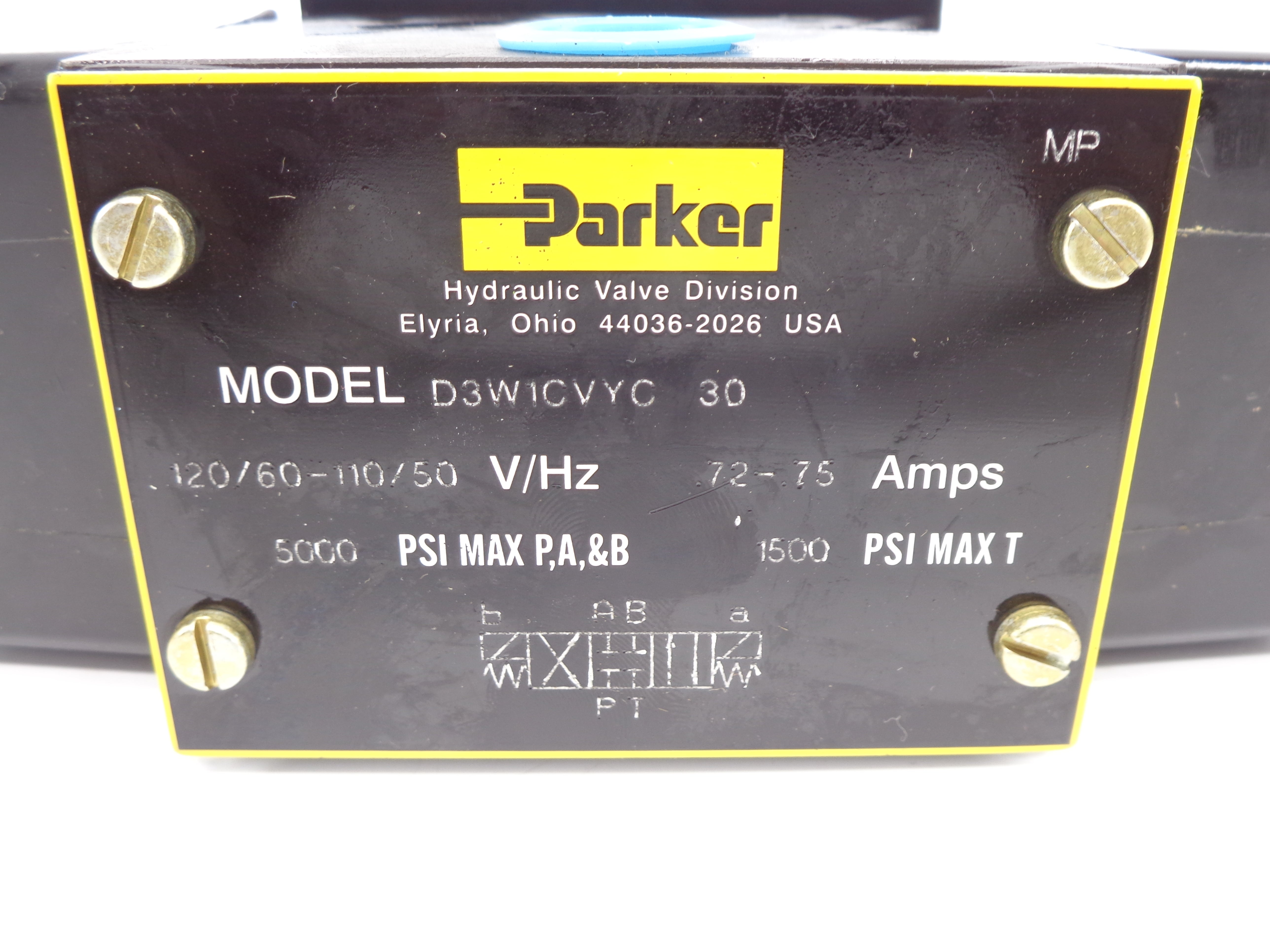 PARKER D3W1CVYC30 120V NSNP