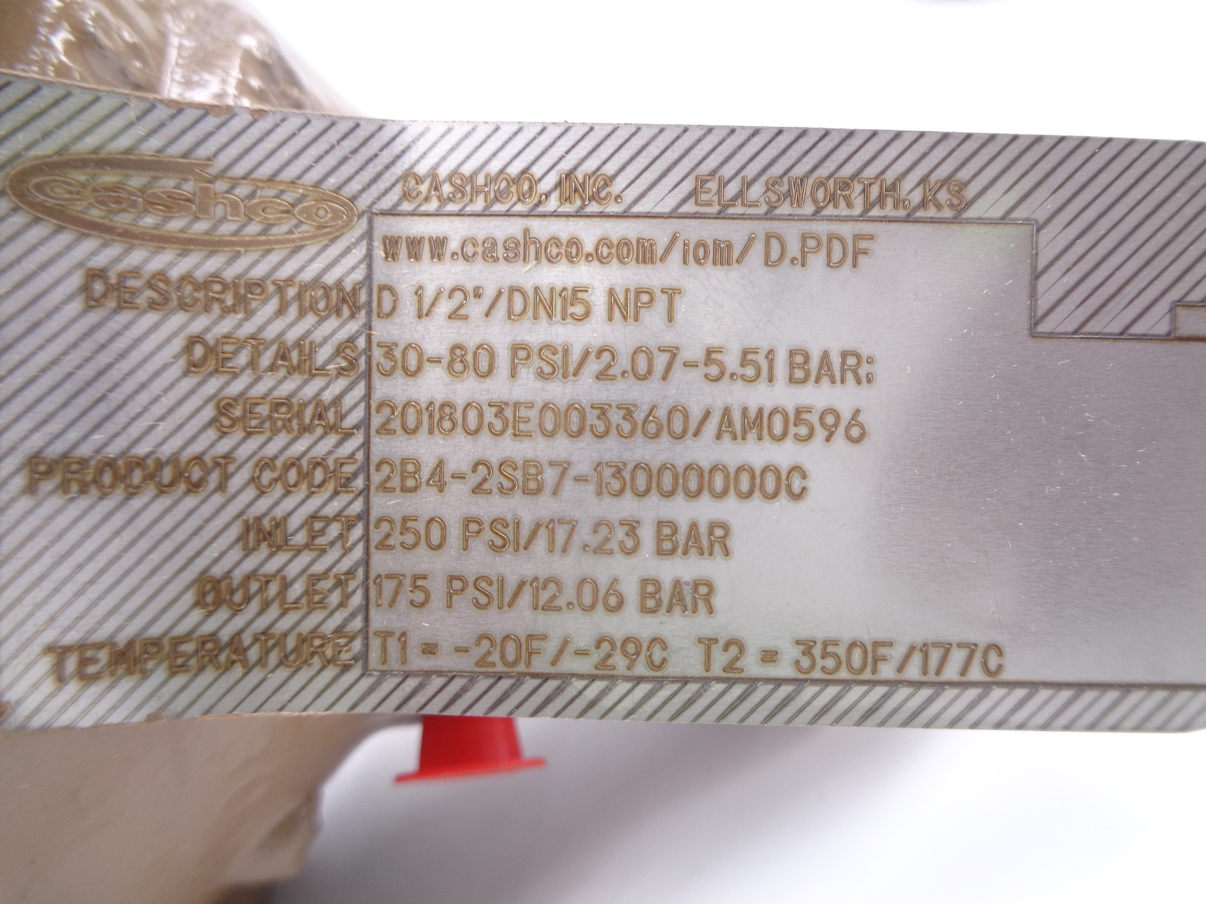 CASHCO 2B4-2SB7-13000000C NSNP