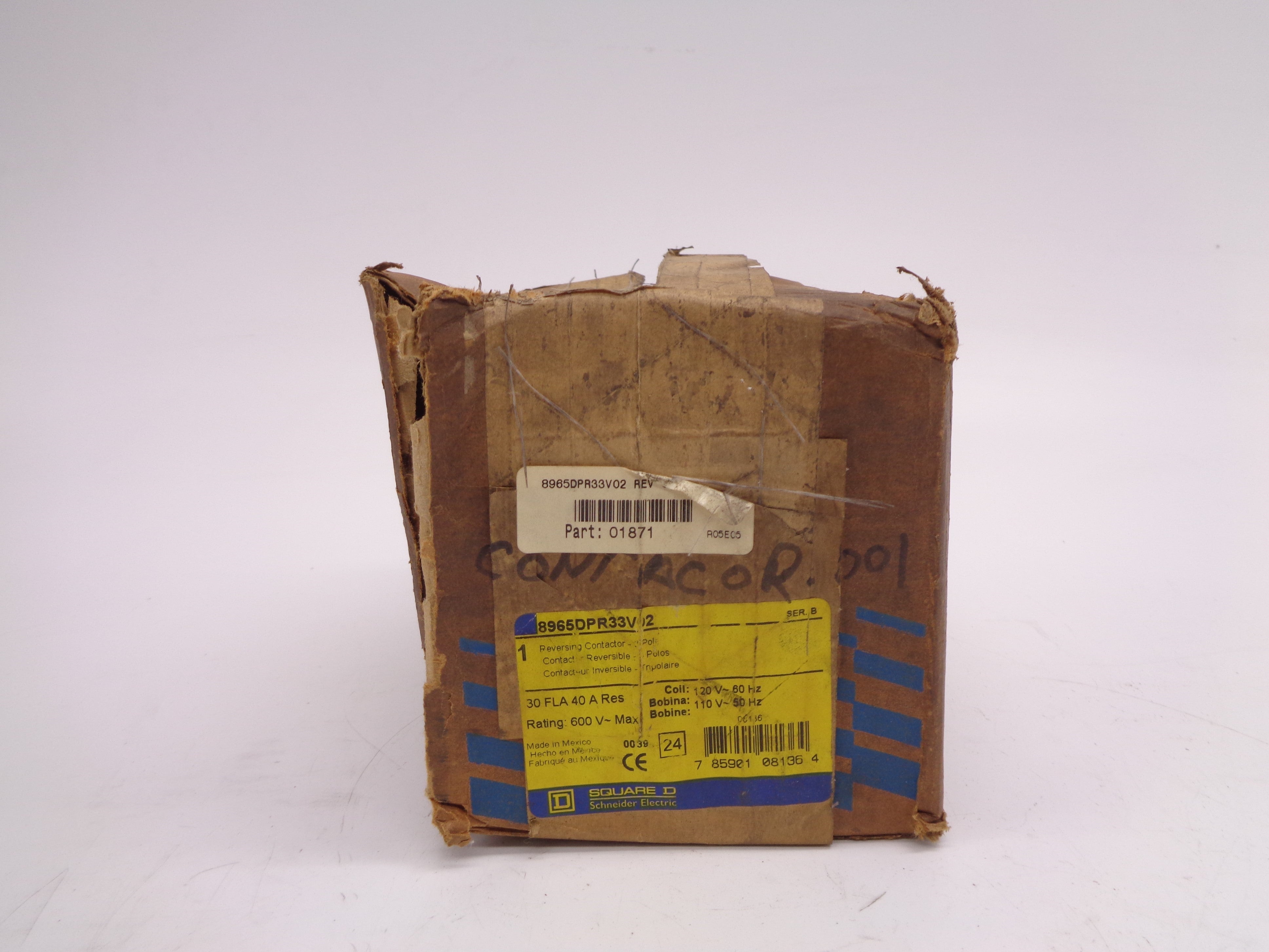 SQUARE D 8965DPR33VO2 SER. B 120V NSMP