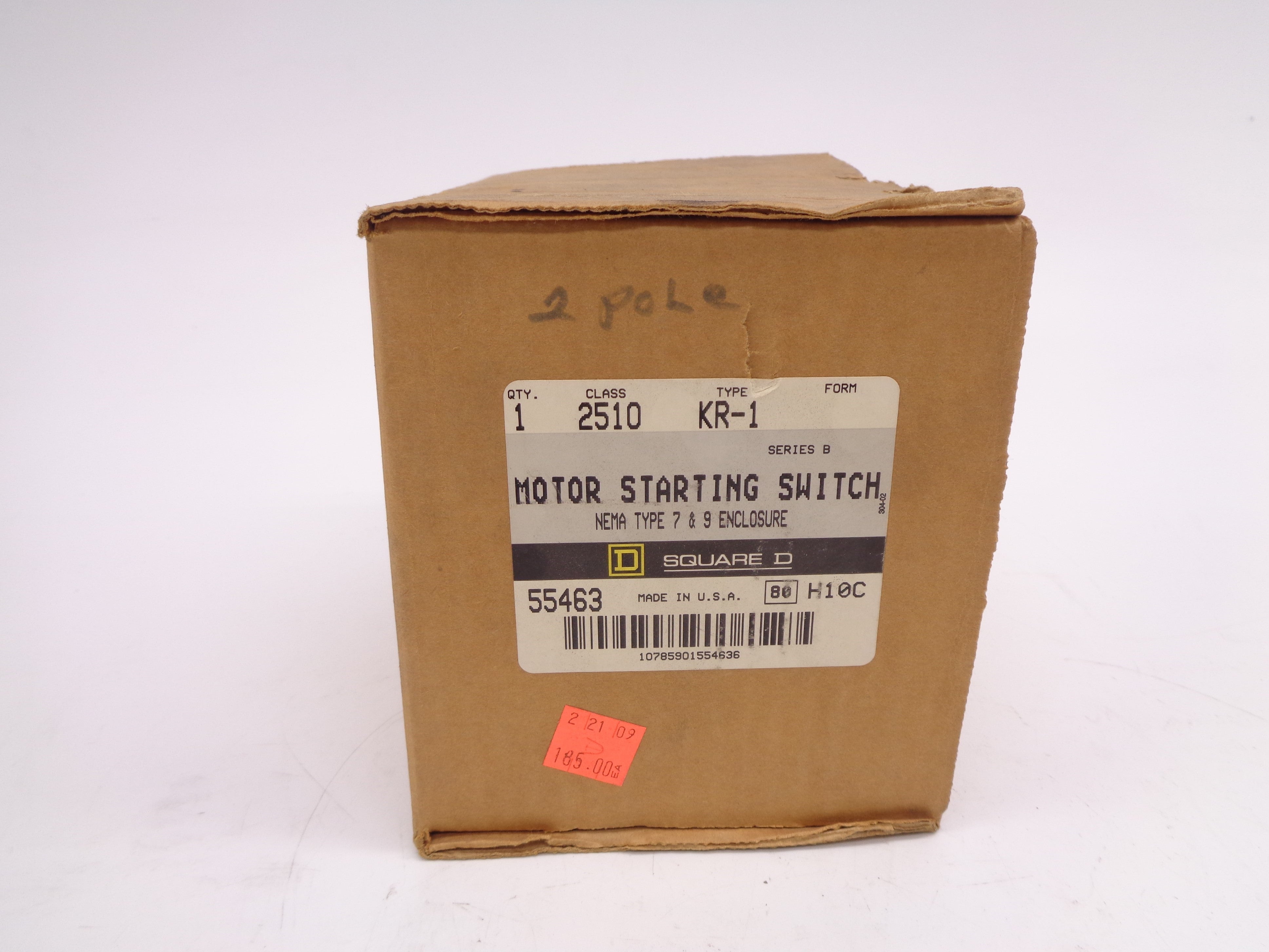 SQUARE D 2510KR-1 SER. B NSMP