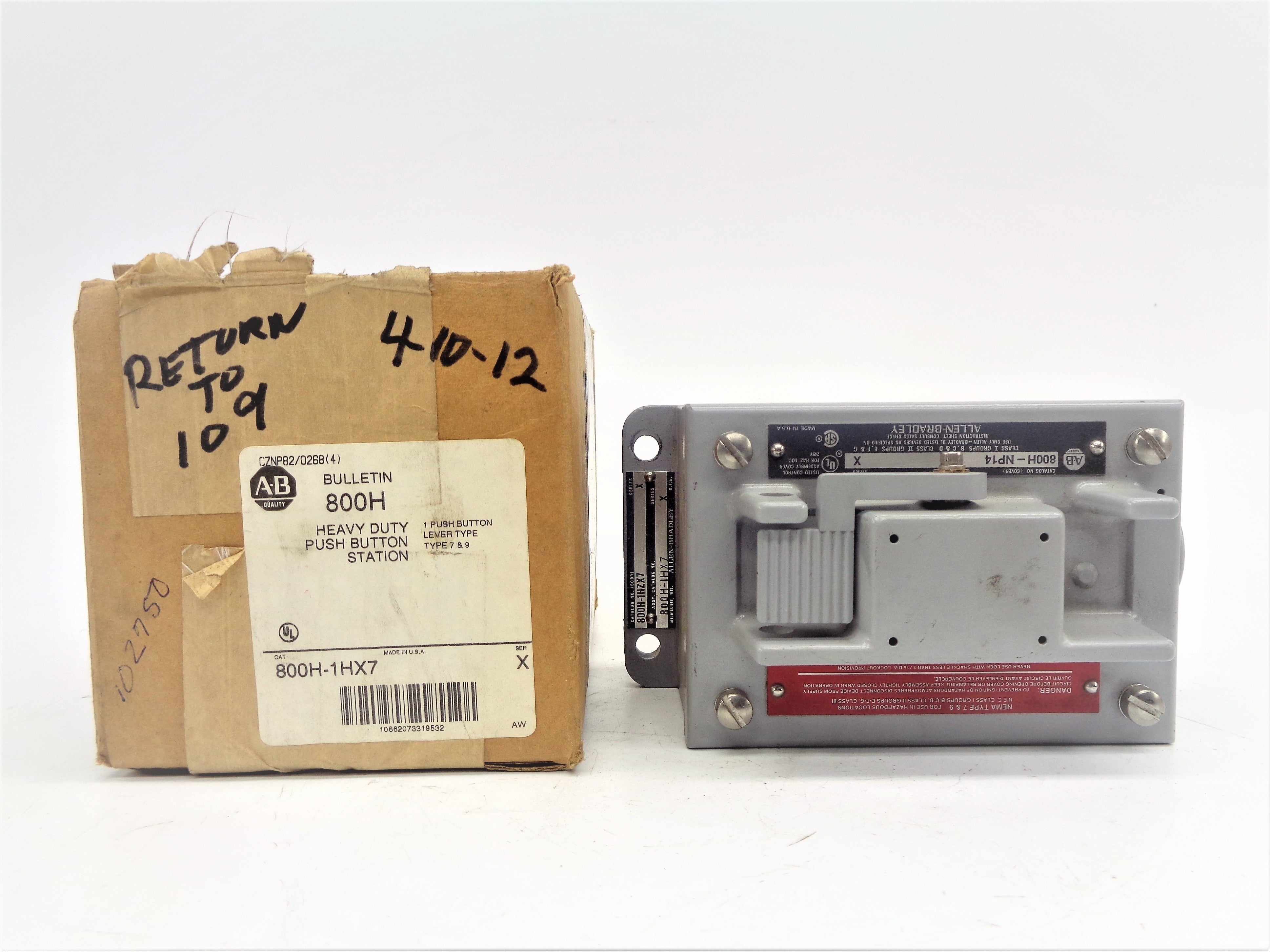 INDUSTRIAL SPARE PART 800H-1HX7 SER. X (BR/WH) NSMP