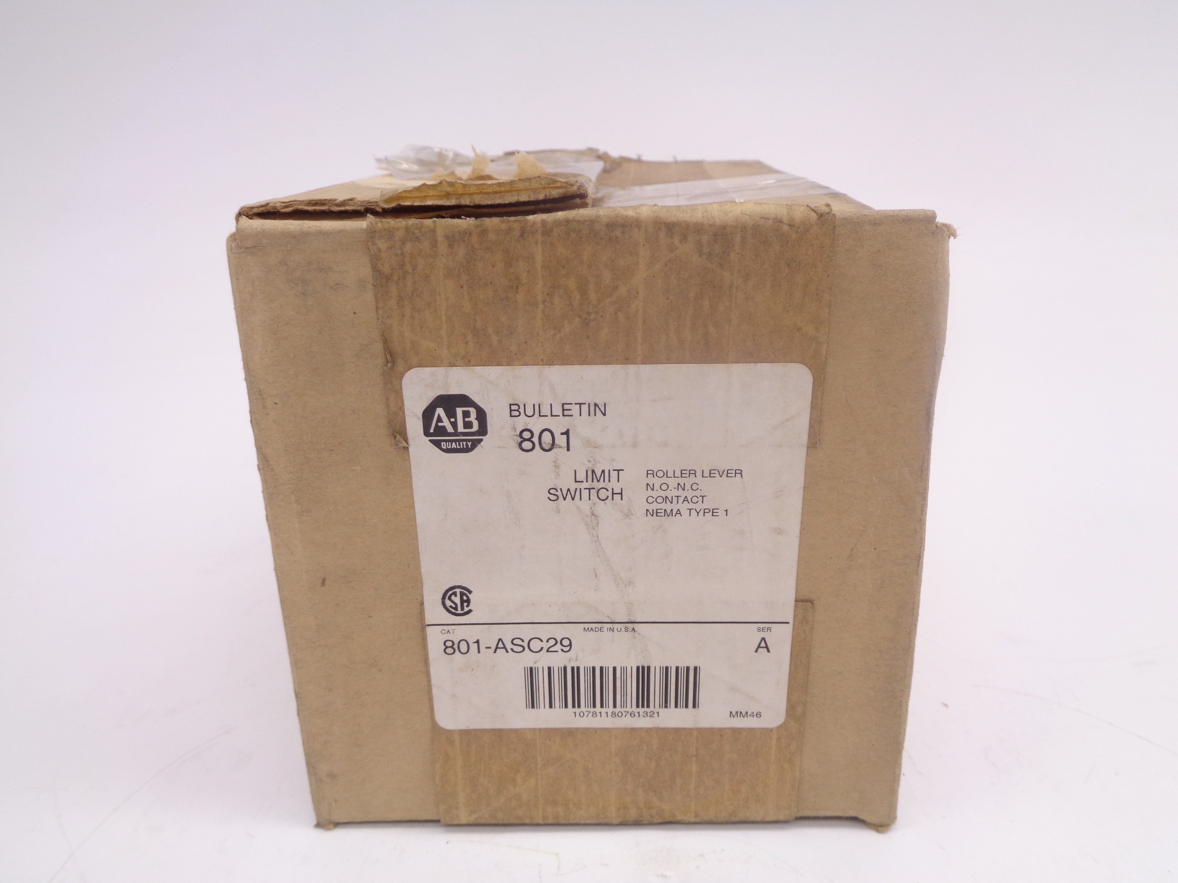 INDUSTRIAL SPARE PART 801-ASC29 SER. A (BR/WH) NSMP