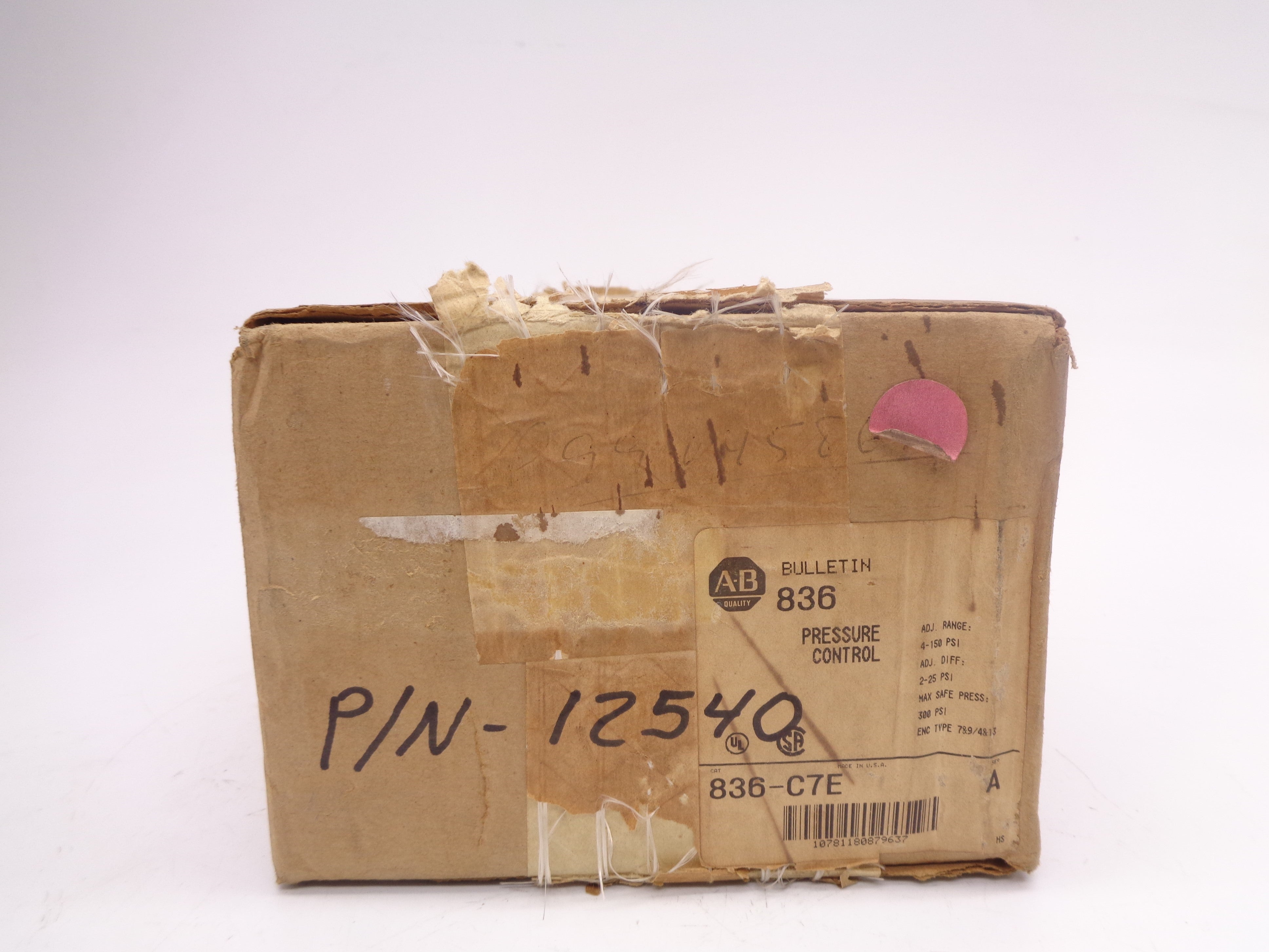 ALLEN BRADLEY 836-C7E SER. A (BR/WH) NSMP