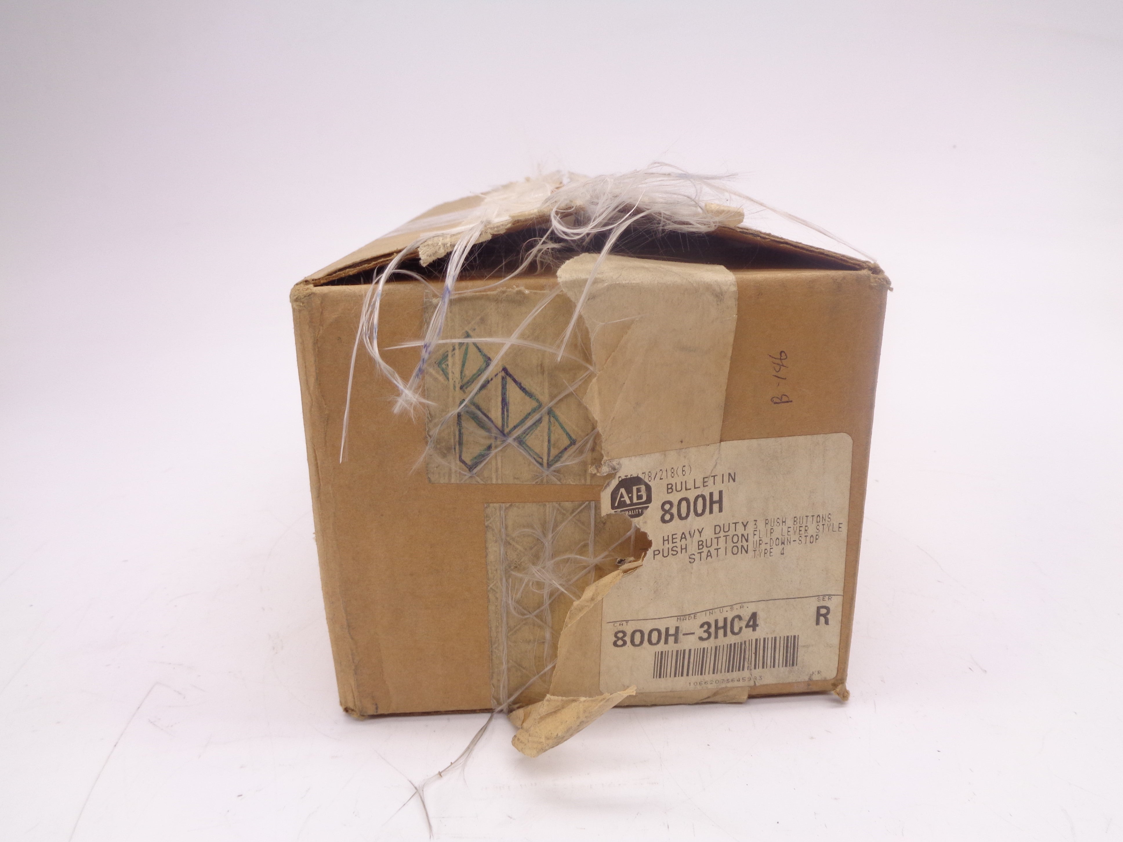 ALLEN BRADLEY 800H-3HC4 SER. R (BR/WH) NSMP