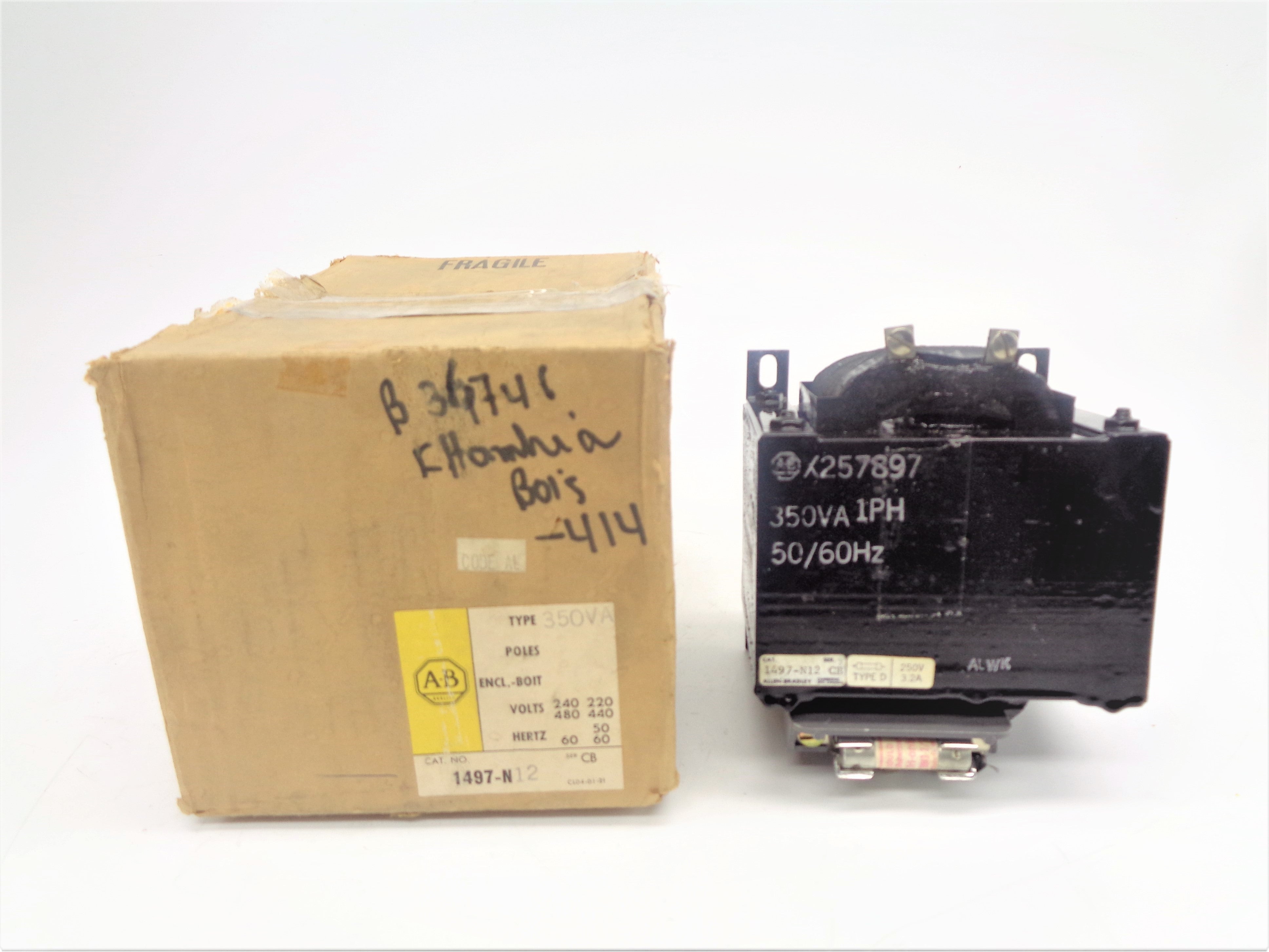 ALLEN BRADLEY 1497-N12 SER. CB (BR/YL) NSMP