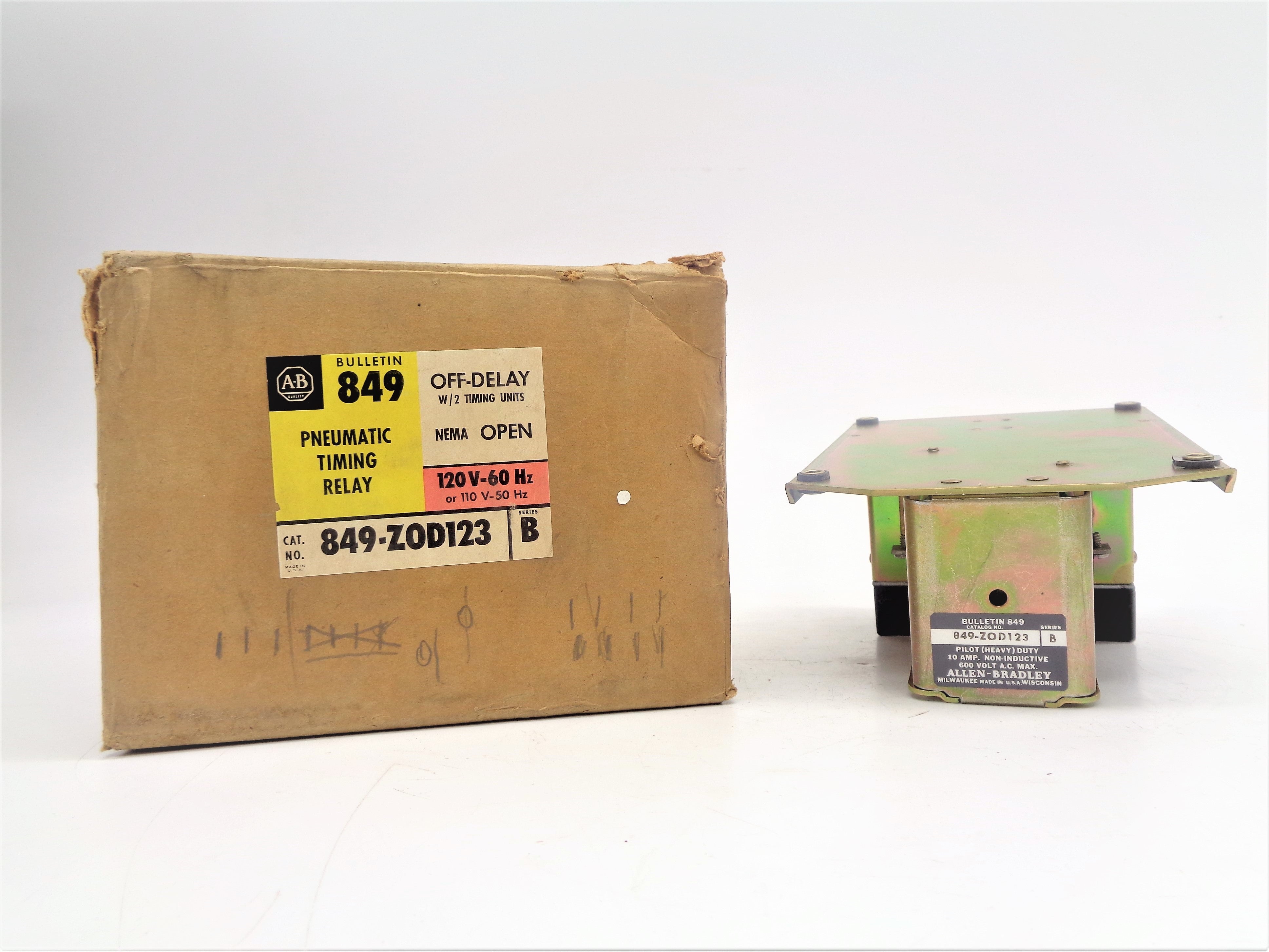 ALLEN BRADLEY 849-ZOD123 SER. B 120V (BR/YL) NSMP