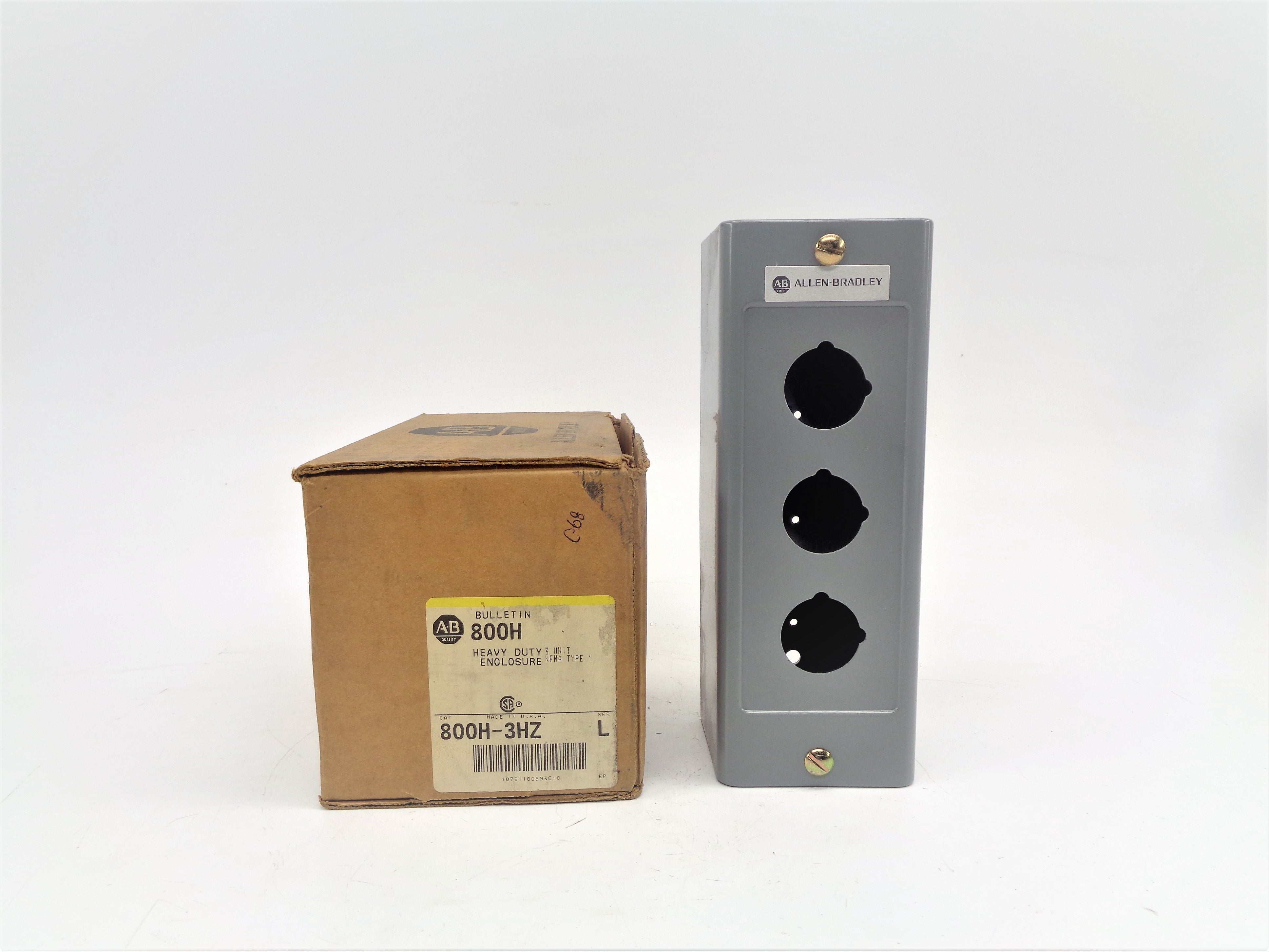 ALLEN BRADLEY 800H-3HZ SER. L (BR/YL) NSMP