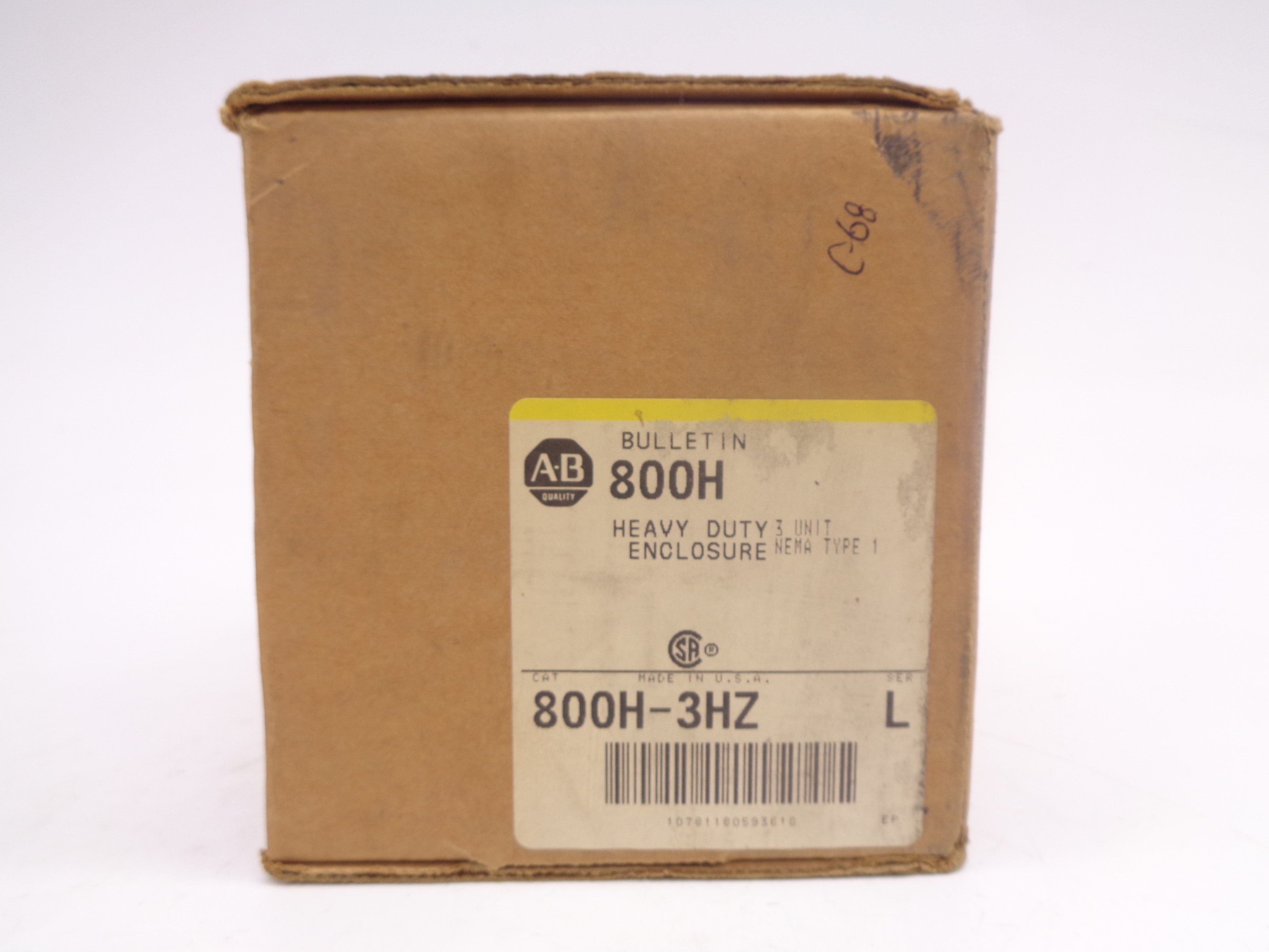 ALLEN BRADLEY 800H-3HZ SER. L (BR/YL) NSMP