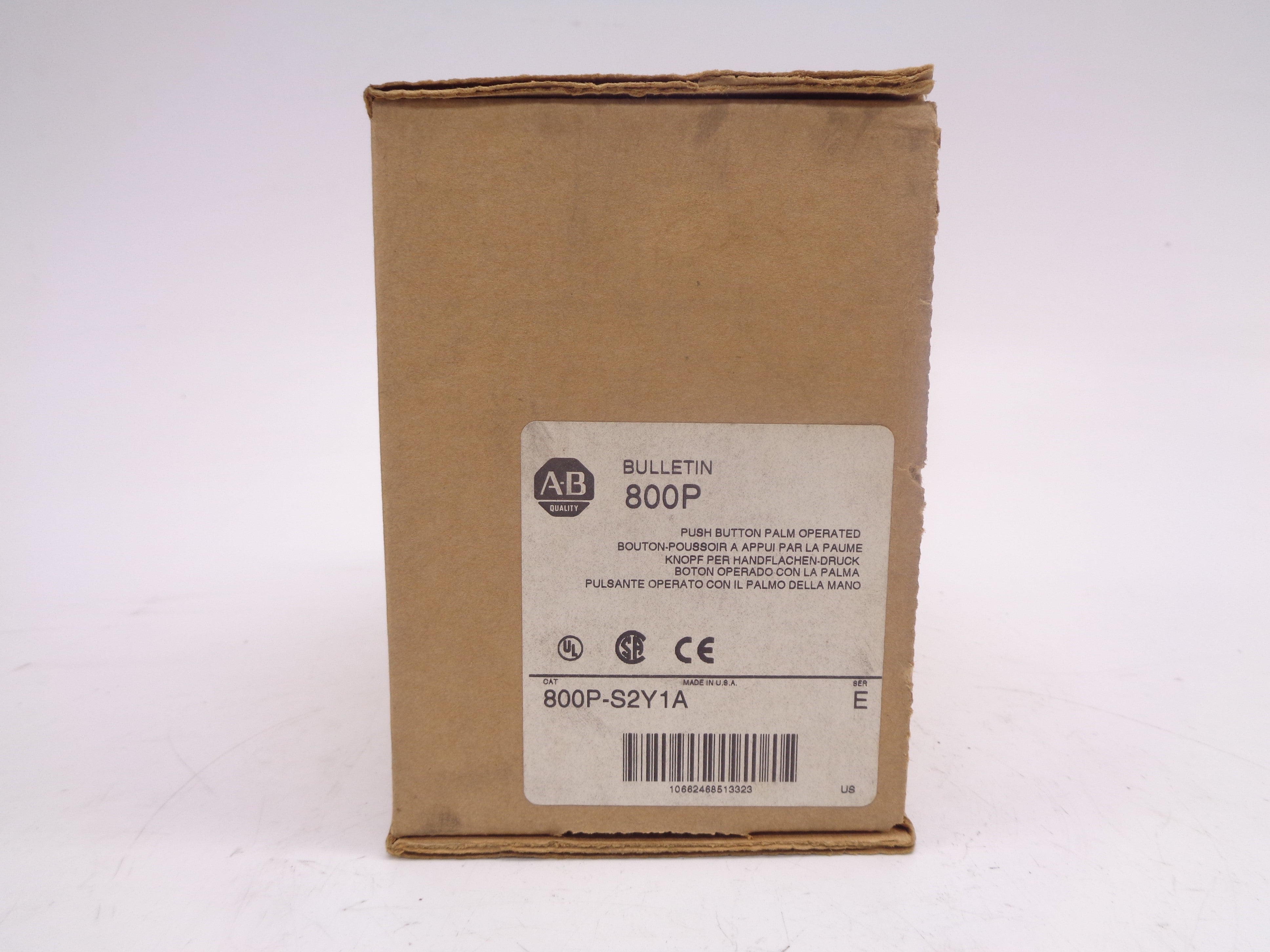 ALLEN BRADLEY 800P-S2Y1A SER. E (BR/WH) NSMP
