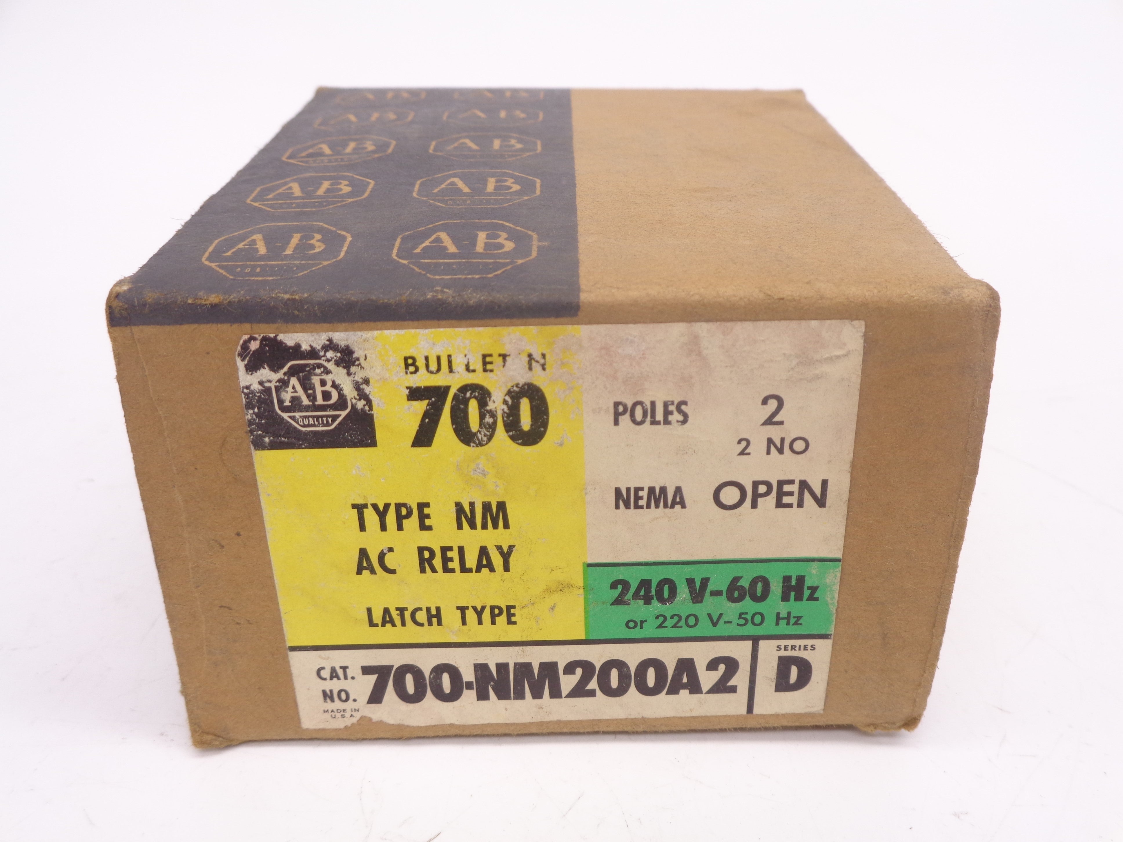 INDUSTRIAL SPARE PART 700-NM200A2 SER. D 240V (BR/YL) NSMP