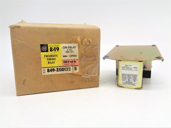 ALLEN BRADLEY 849-ZOD122 SER. B 120V (BR/YL) NSMP