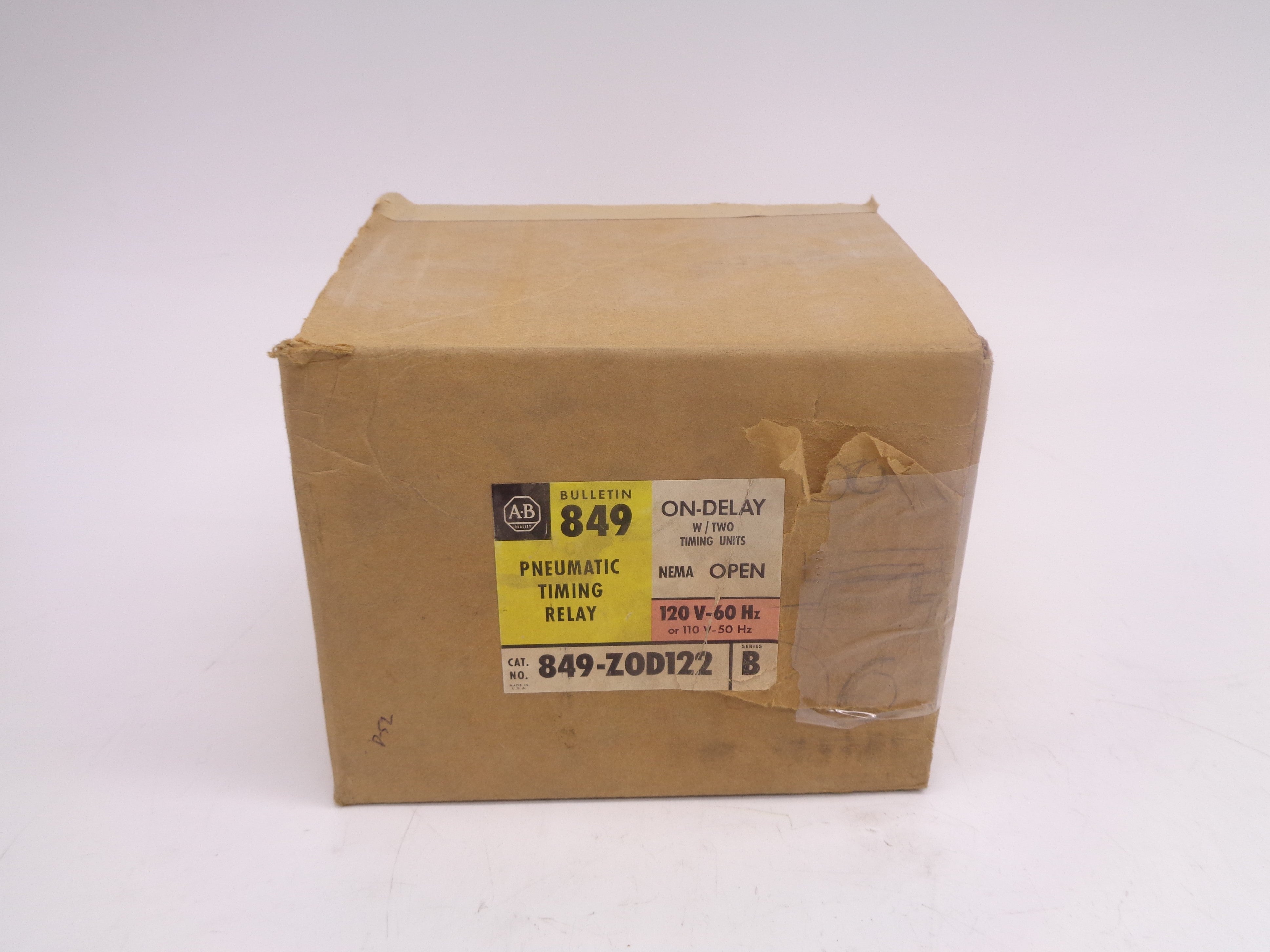 ALLEN BRADLEY 849-ZOD122 SER. B 120V (BR/YL) NSMP