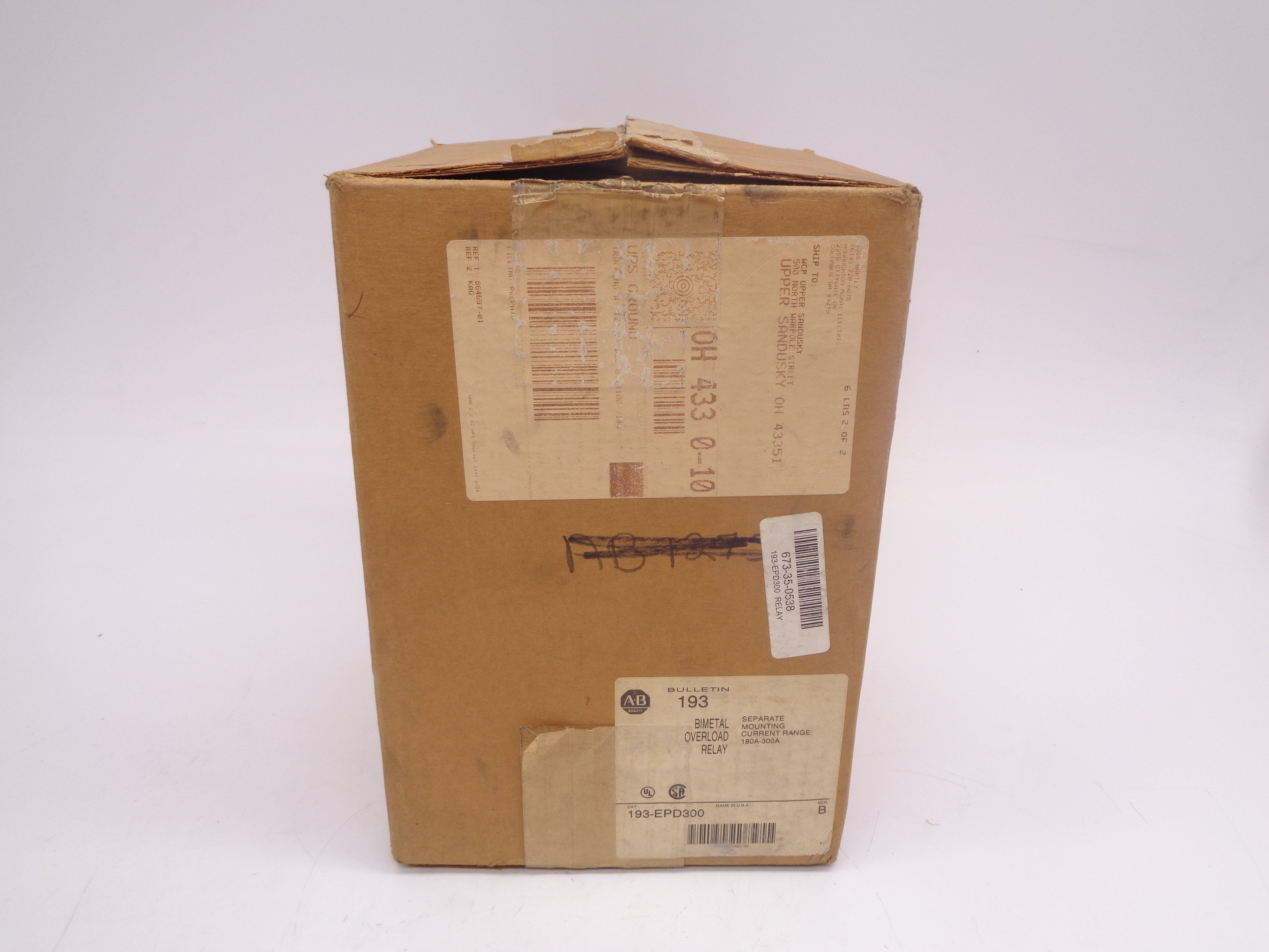INDUSTRIAL SPARE PART 193-EPD300 SER. B 180-300A (BR/WH) NSMP