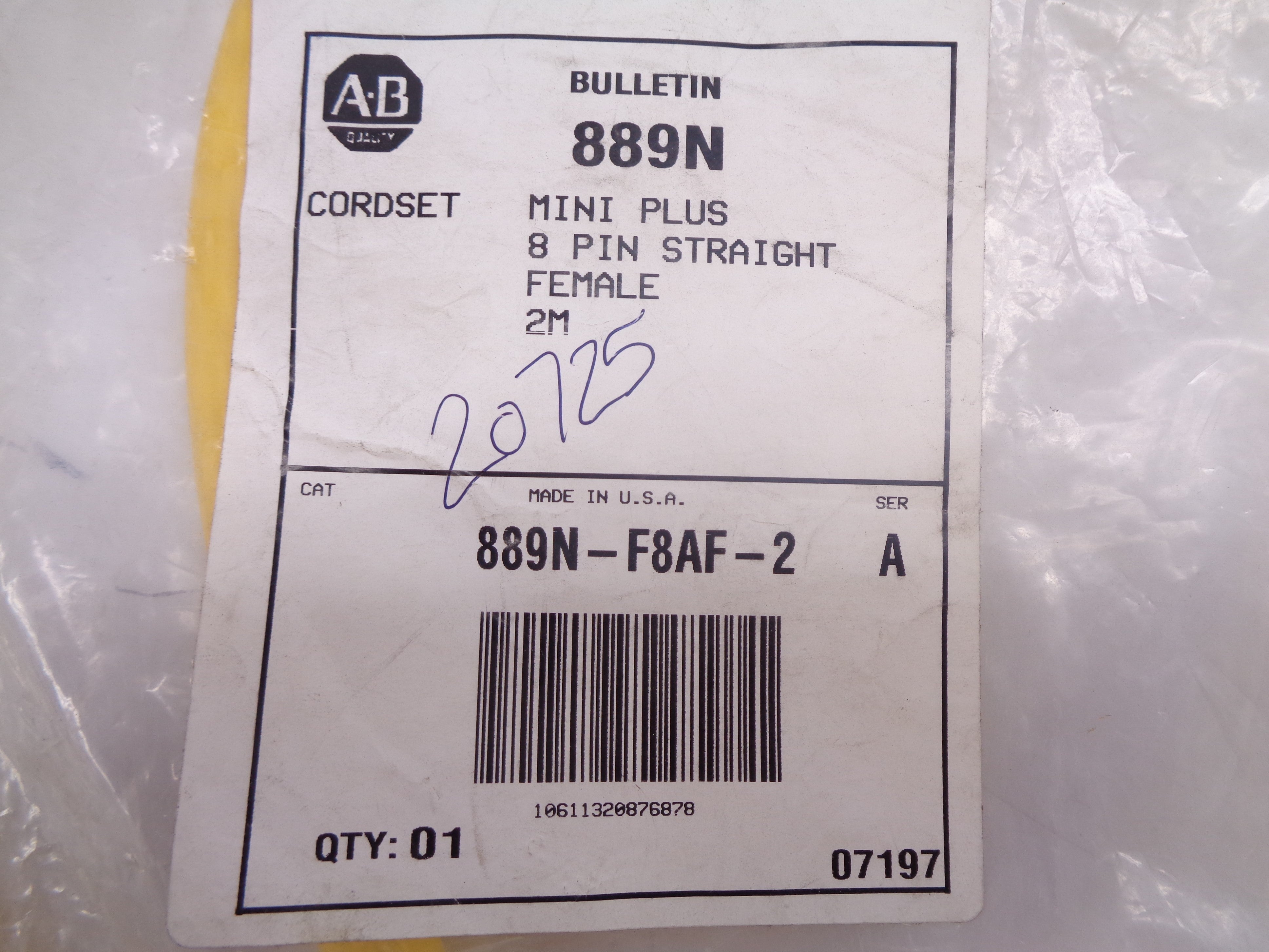 ALLEN BRADLEY 889N-F8AF-2 SER. A NSMP