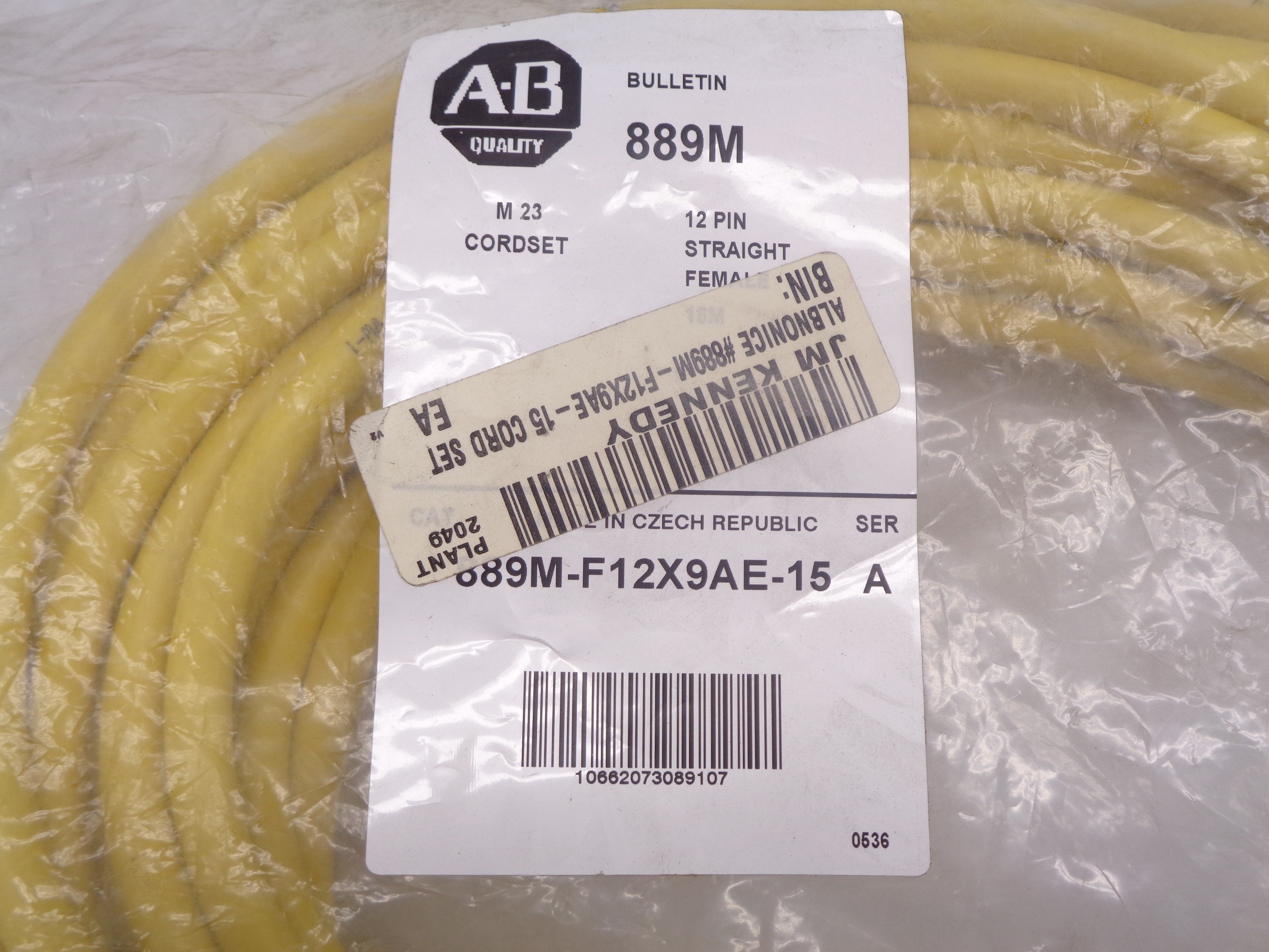 INDUSTRIAL SPARE PART 889M-F12X9AE-15 SER. A NSMP