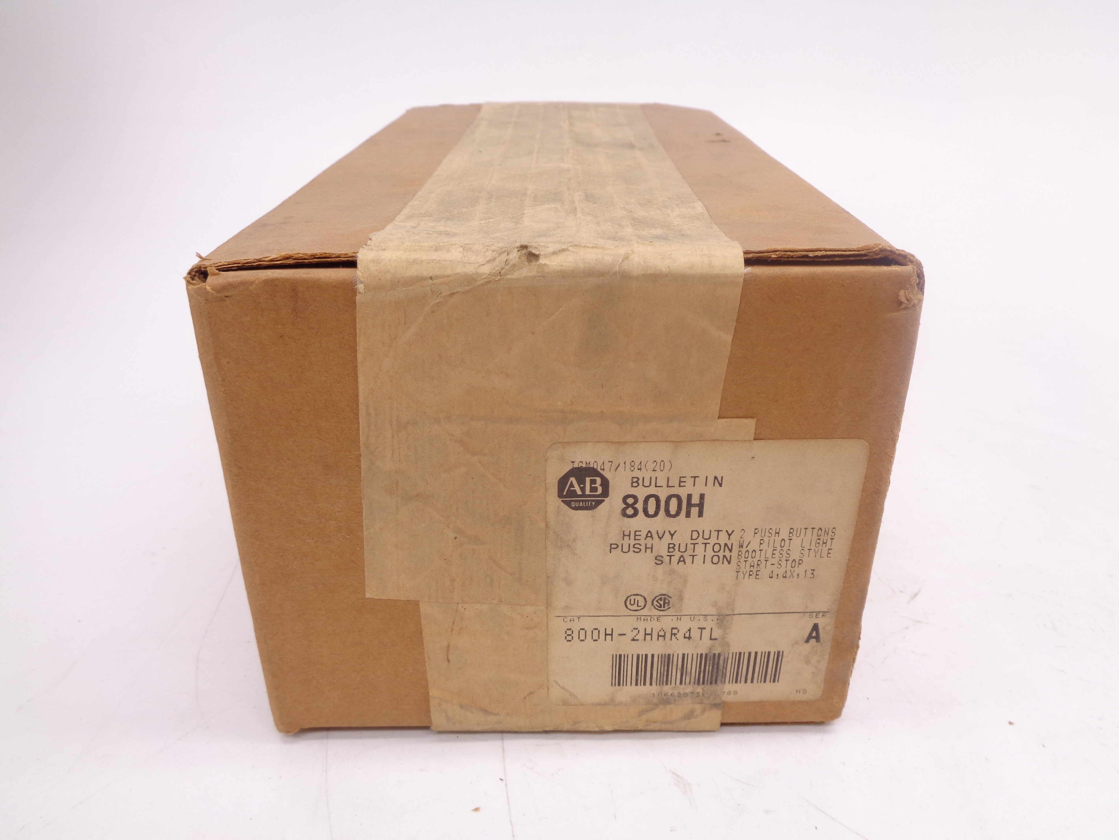 ALLEN BRADLEY 800H-2HAR4TL SER. A (BR/WH) NSFS