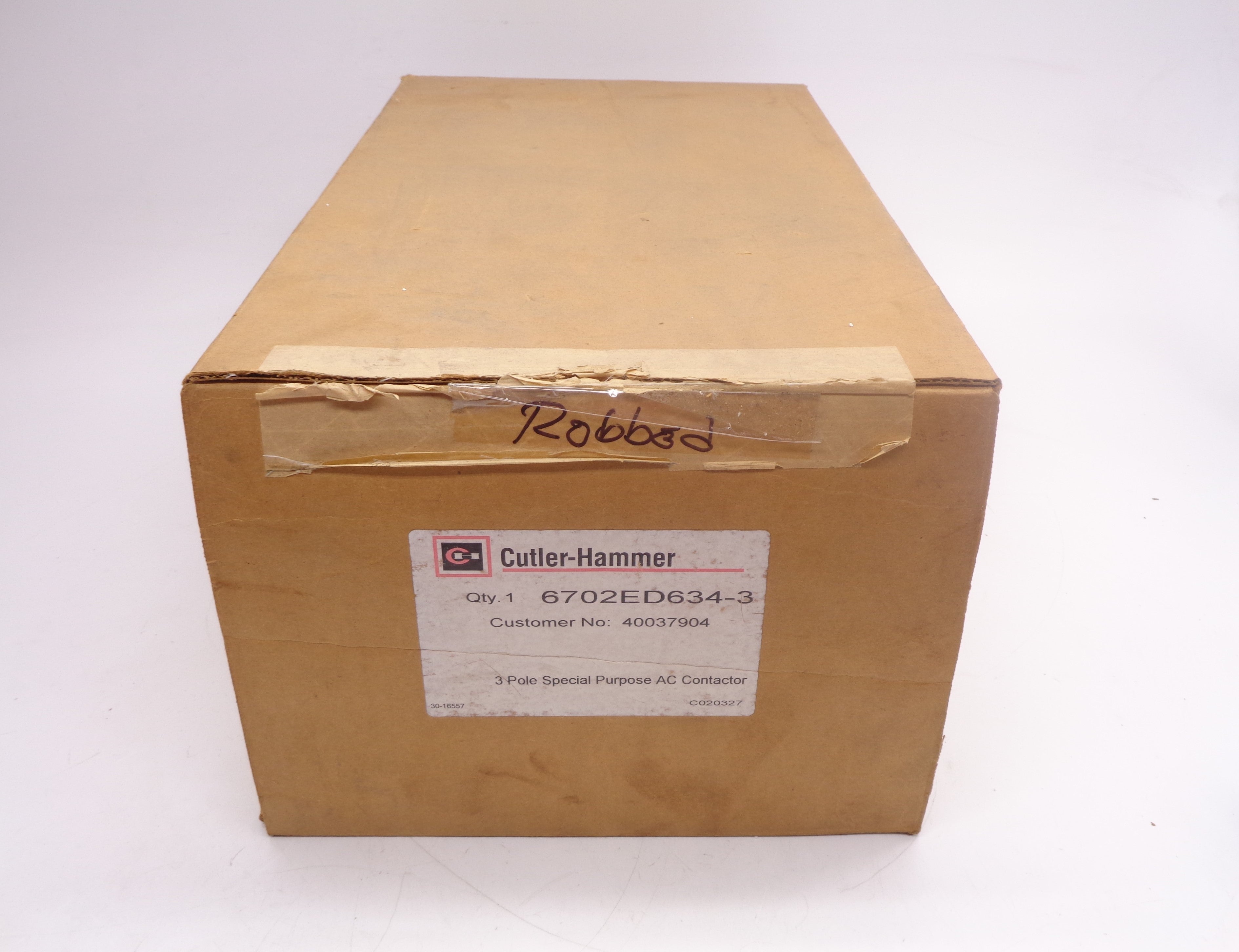 CUTLER HAMMER 6702ED634-3 74V NSMP
