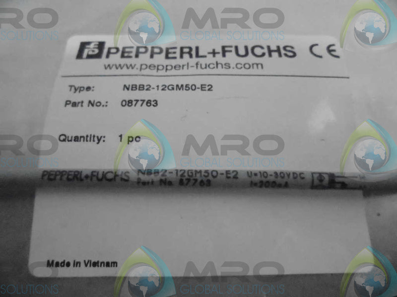 PEPPERL+FUCHS NBB2-12GM50-E2 (87763) * NEW IN FACTORY BAG *