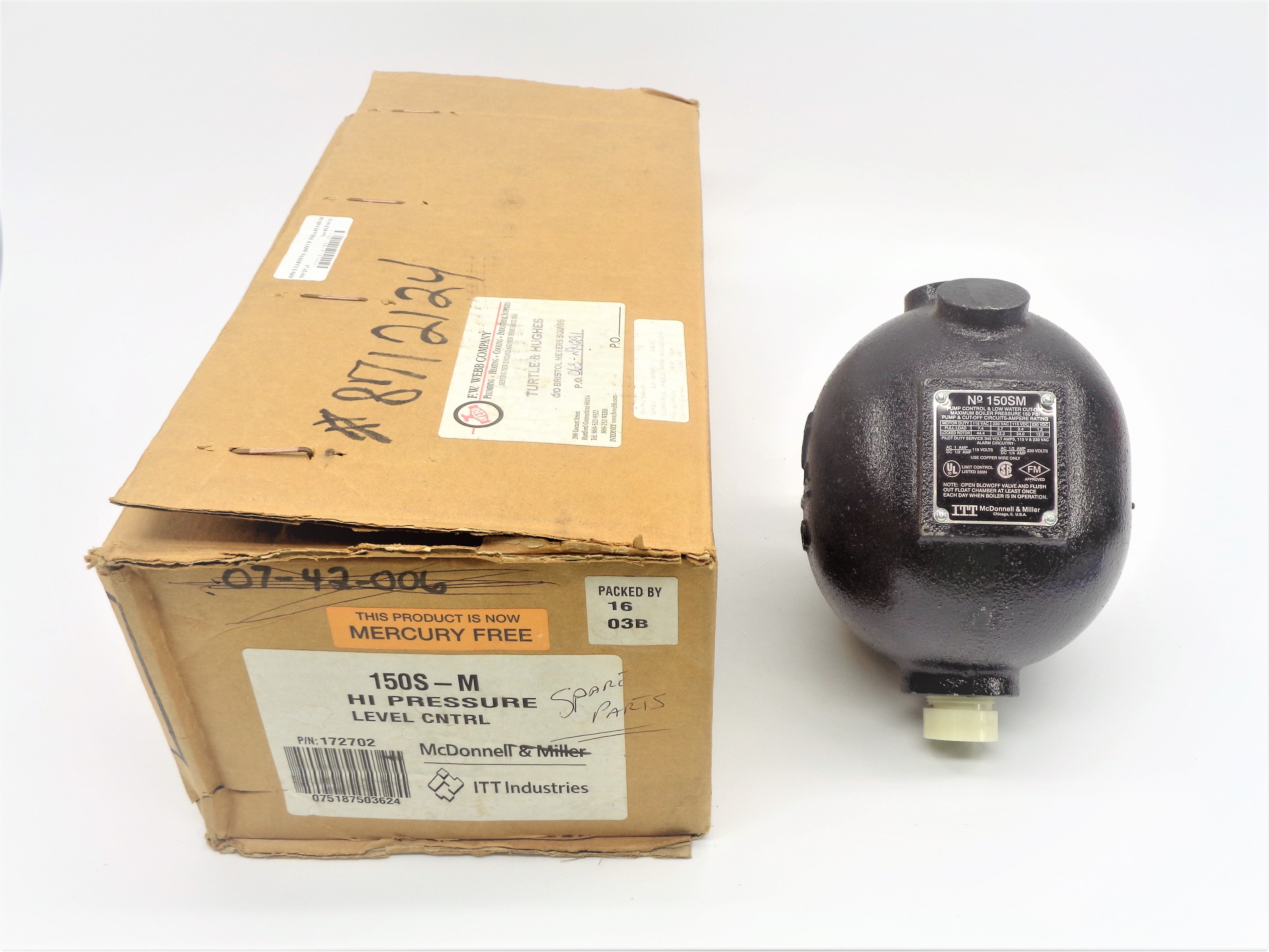 MCDONNELL & MILLER 150S-M (AS PICTURED) NSMP