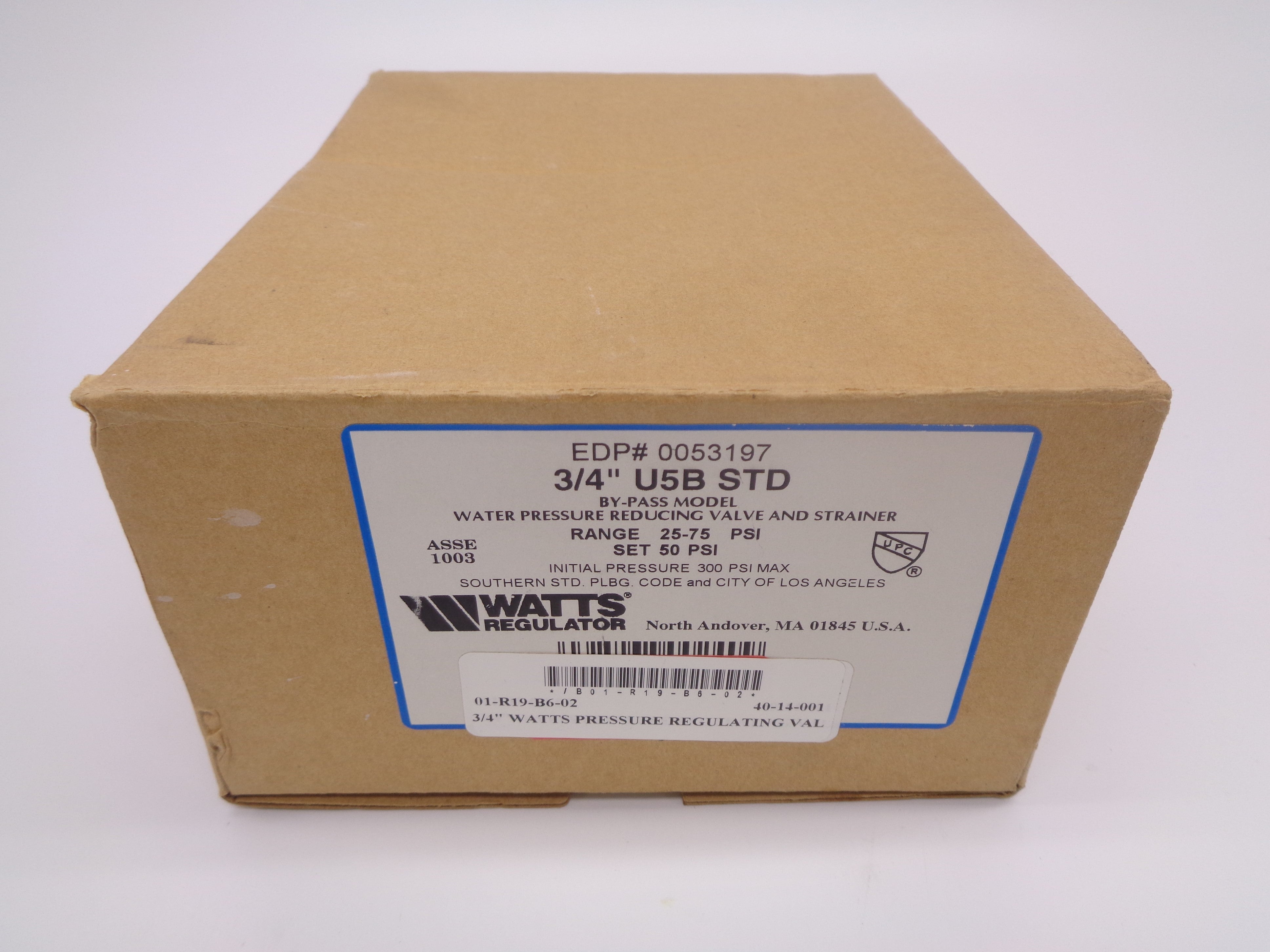 WATTS U5BSTD 3/4" NSMP