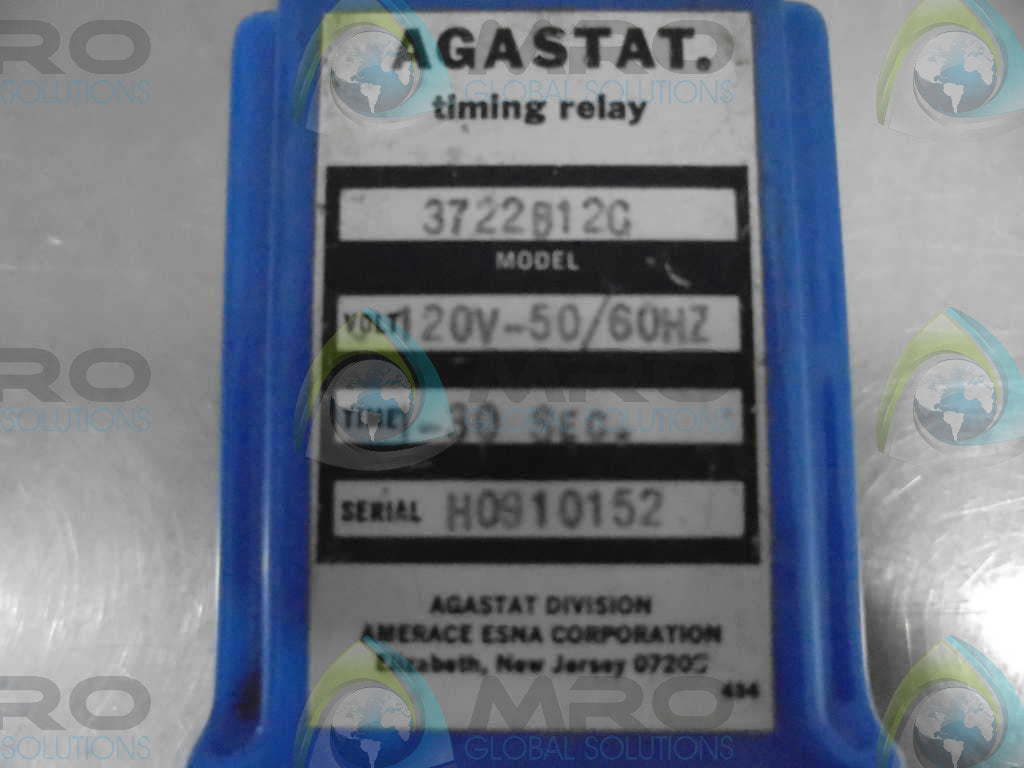 AGASTAT 322B12C TIMING RELAY *NEW NO BOX*