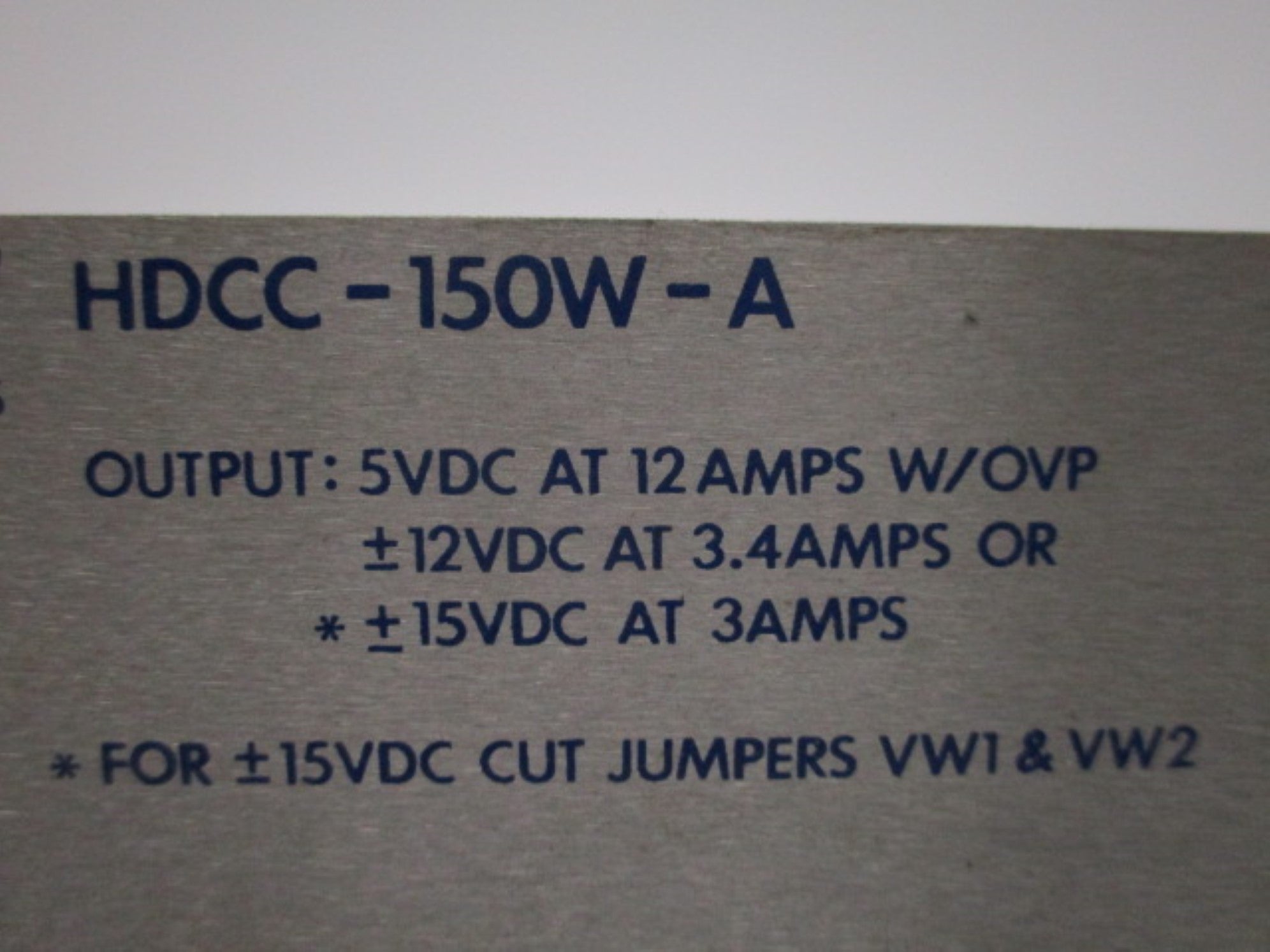 POWER-ONE HDCC-150W-A UNMP