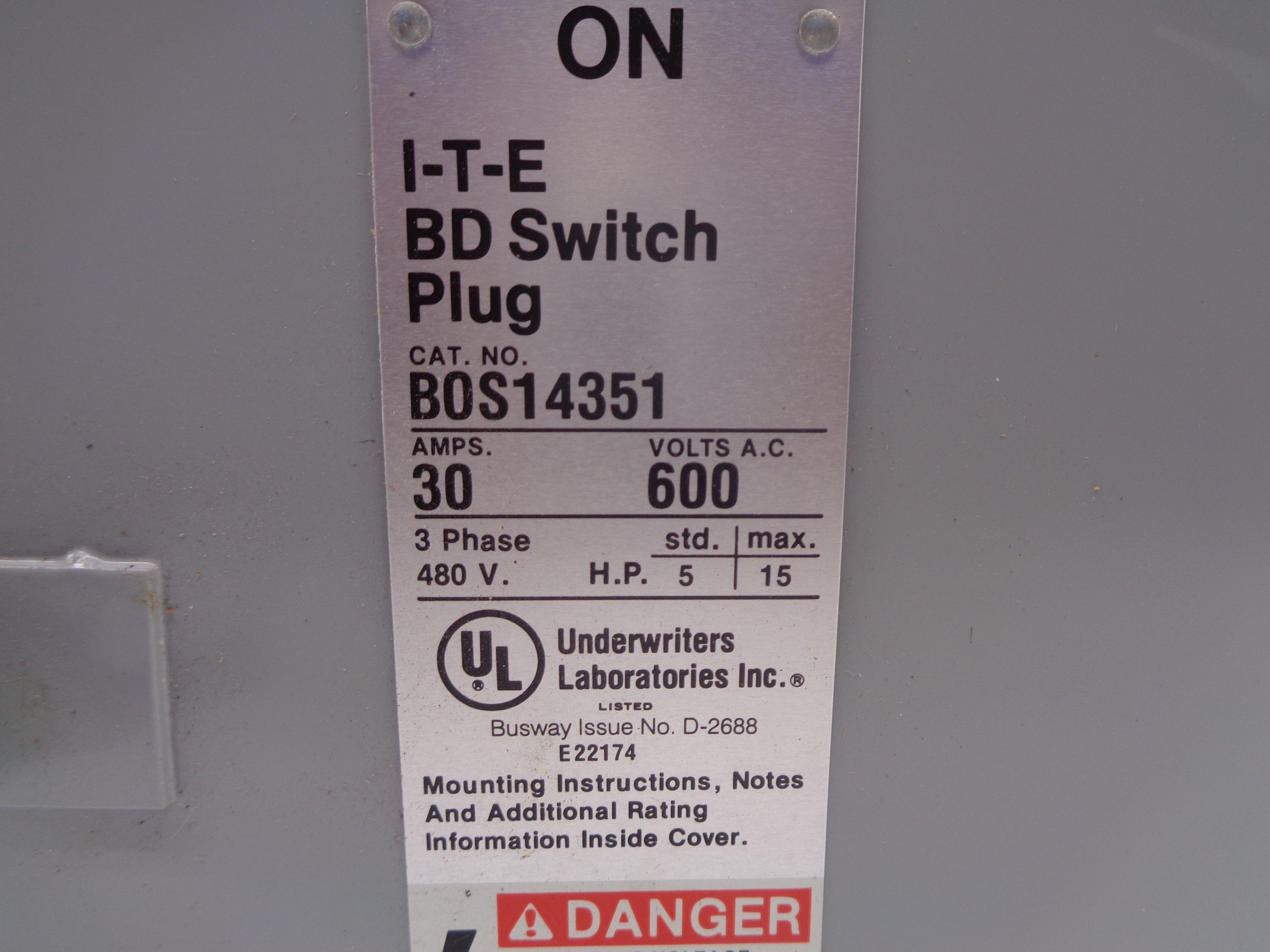 SIEMENS BOS14351 (AS PICTURED) NSNP
