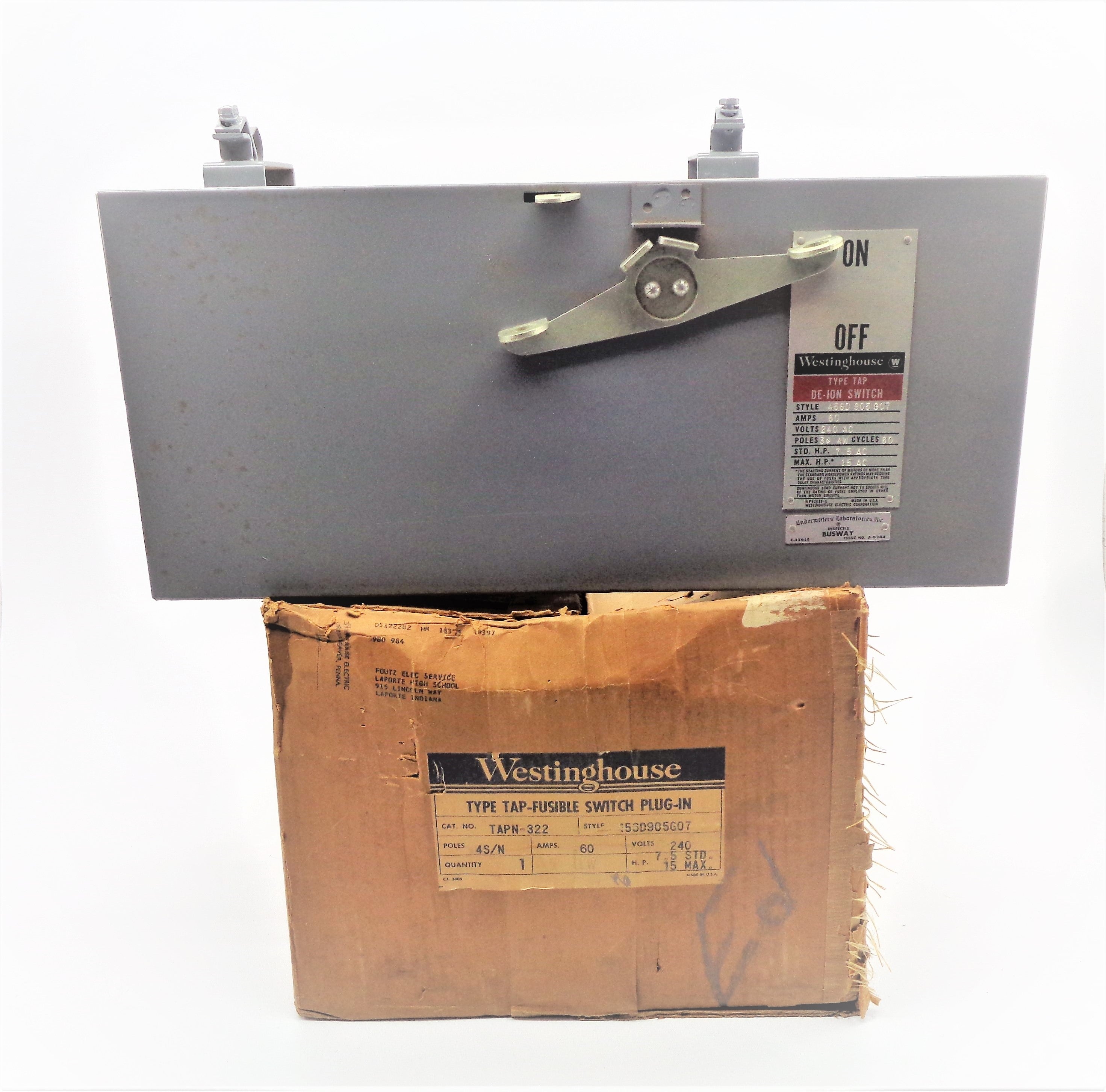 WESTINGHOUSE TAPN-322 NSMP