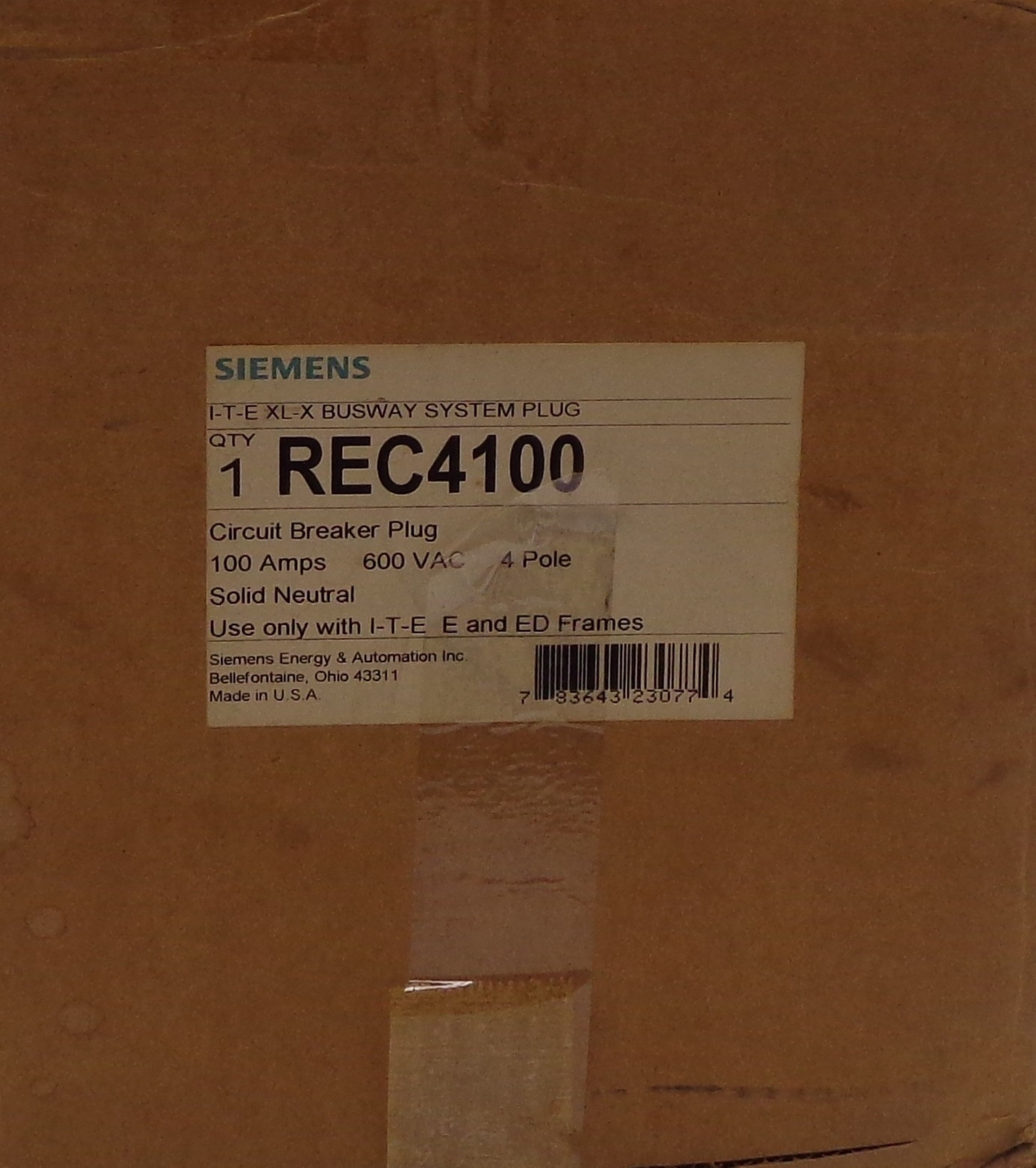 SIEMENS REC4100 NSMP