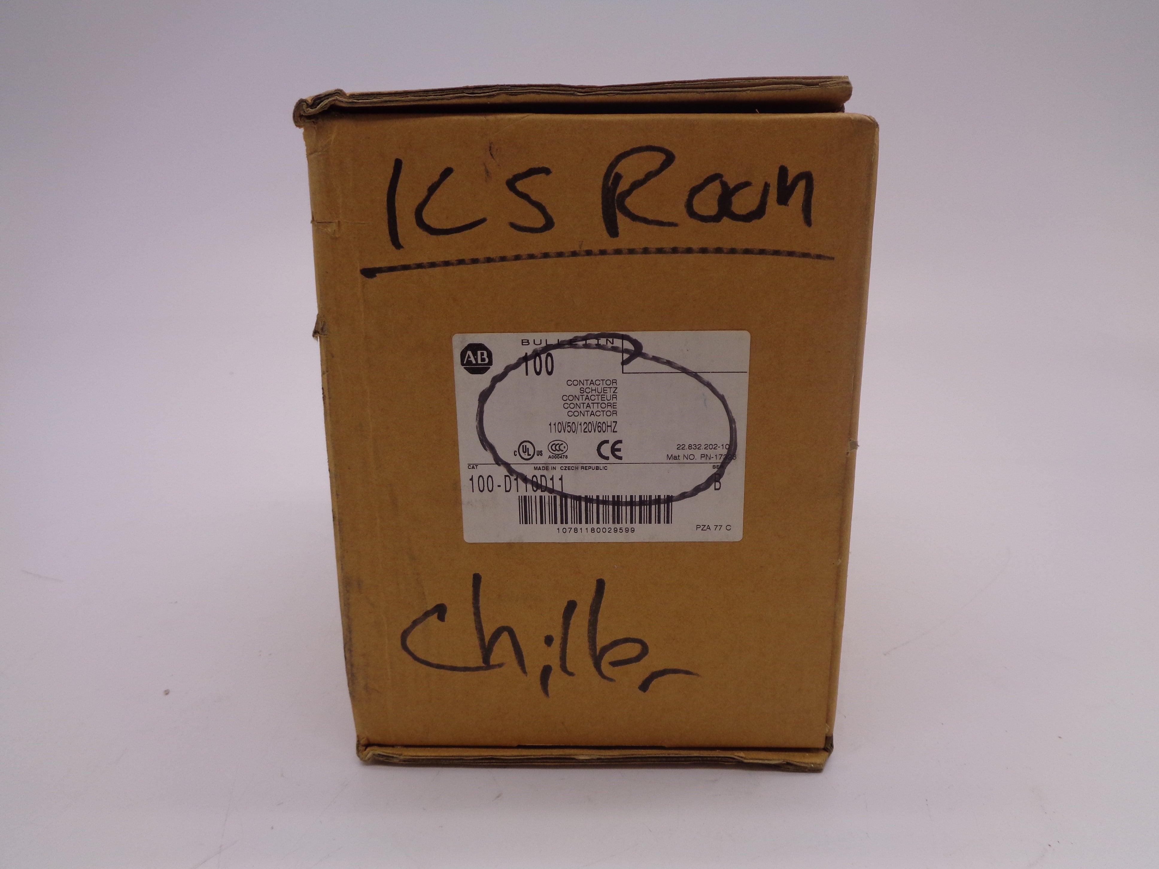ALLEN BRADLEY 100-D110D11 SER. B 120V (BR/WH) NSMP