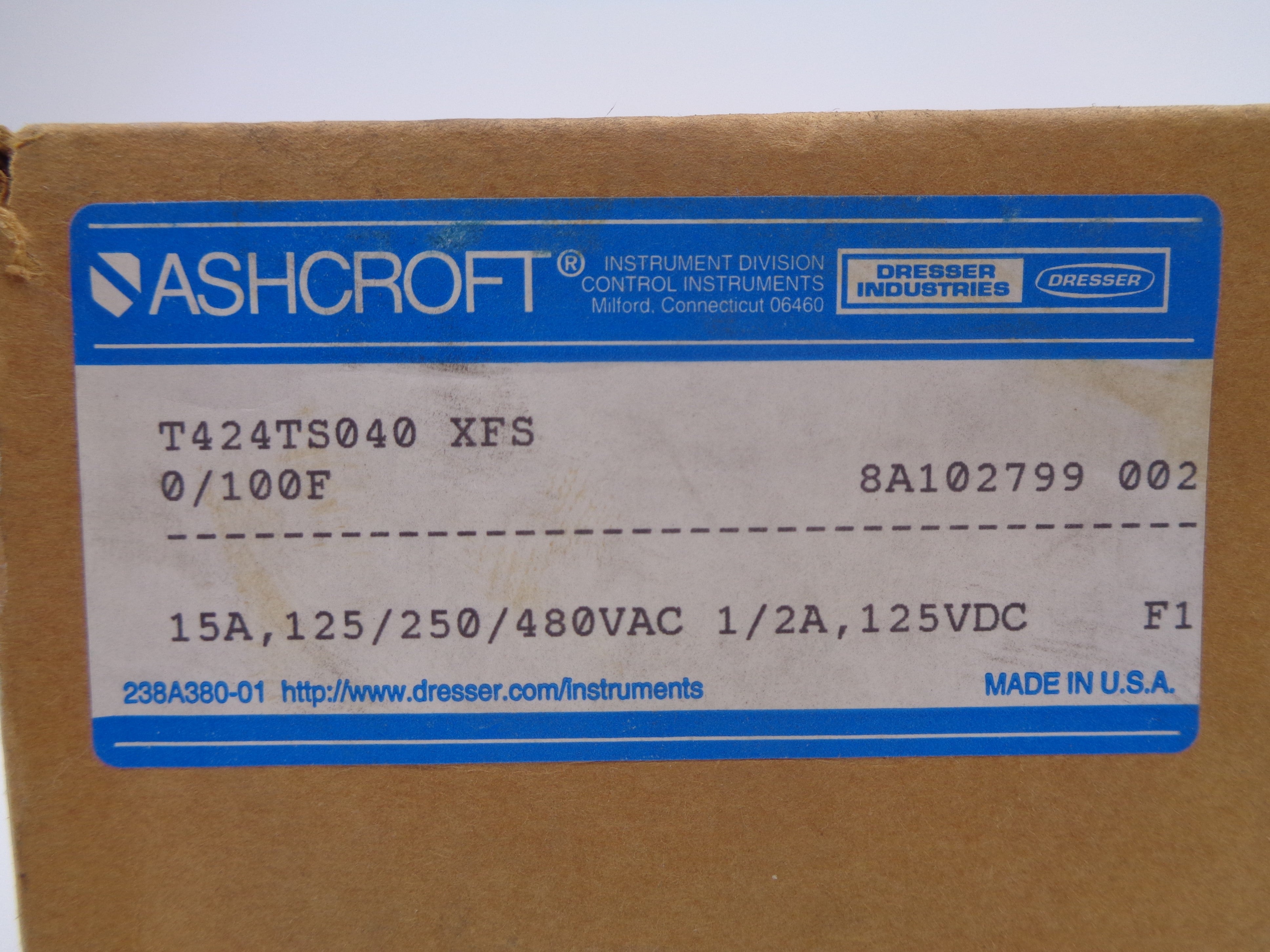 ASHCROFT T424TS040 NSFS