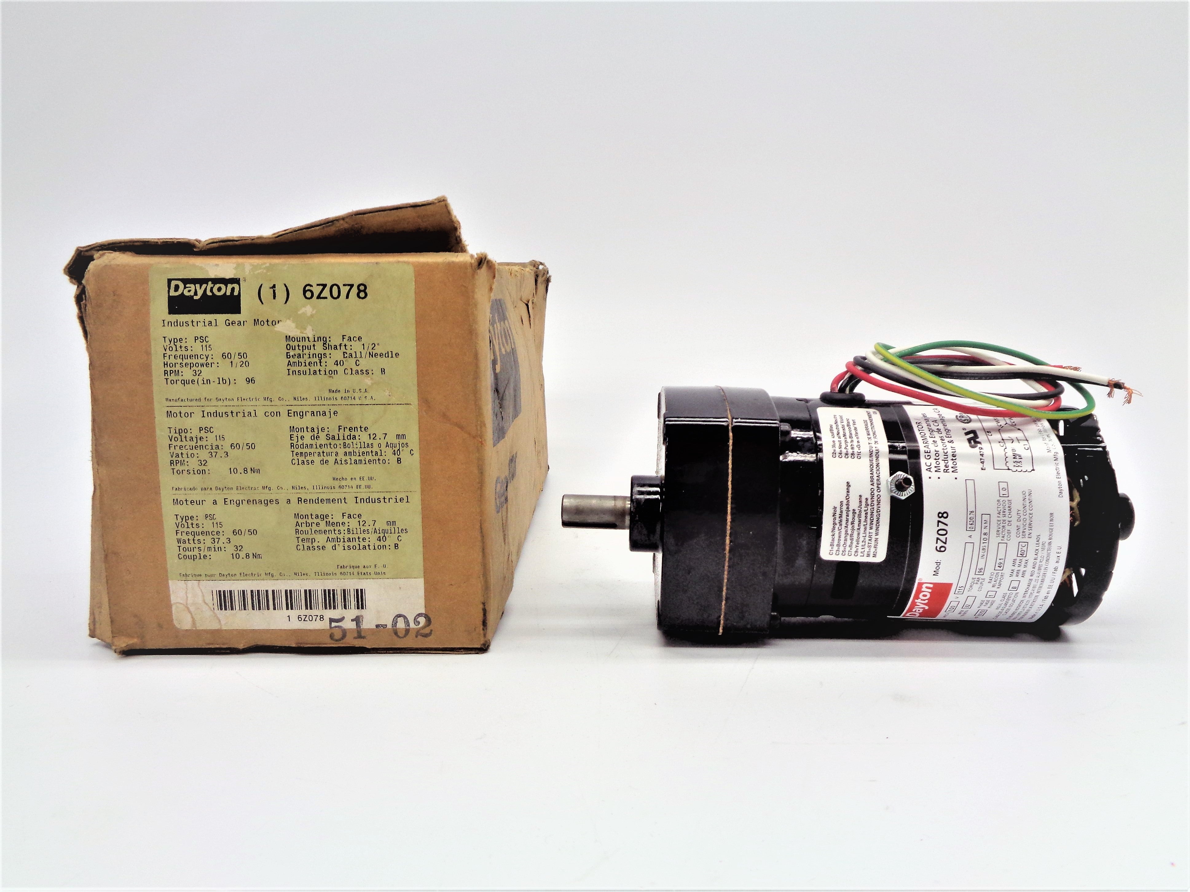 DAYTON 6Z078 NSMP