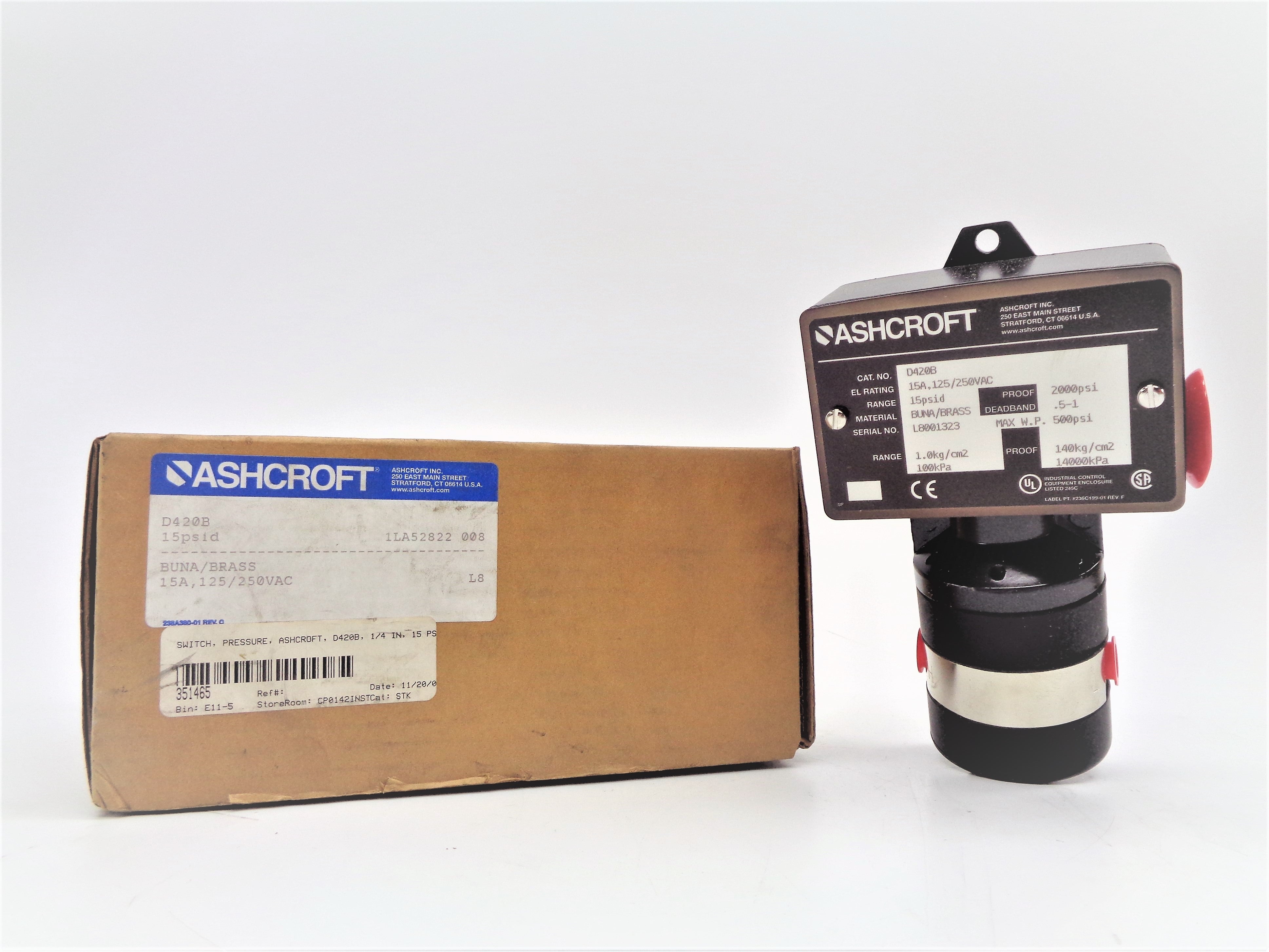 ASHCROFT D420B NSMP