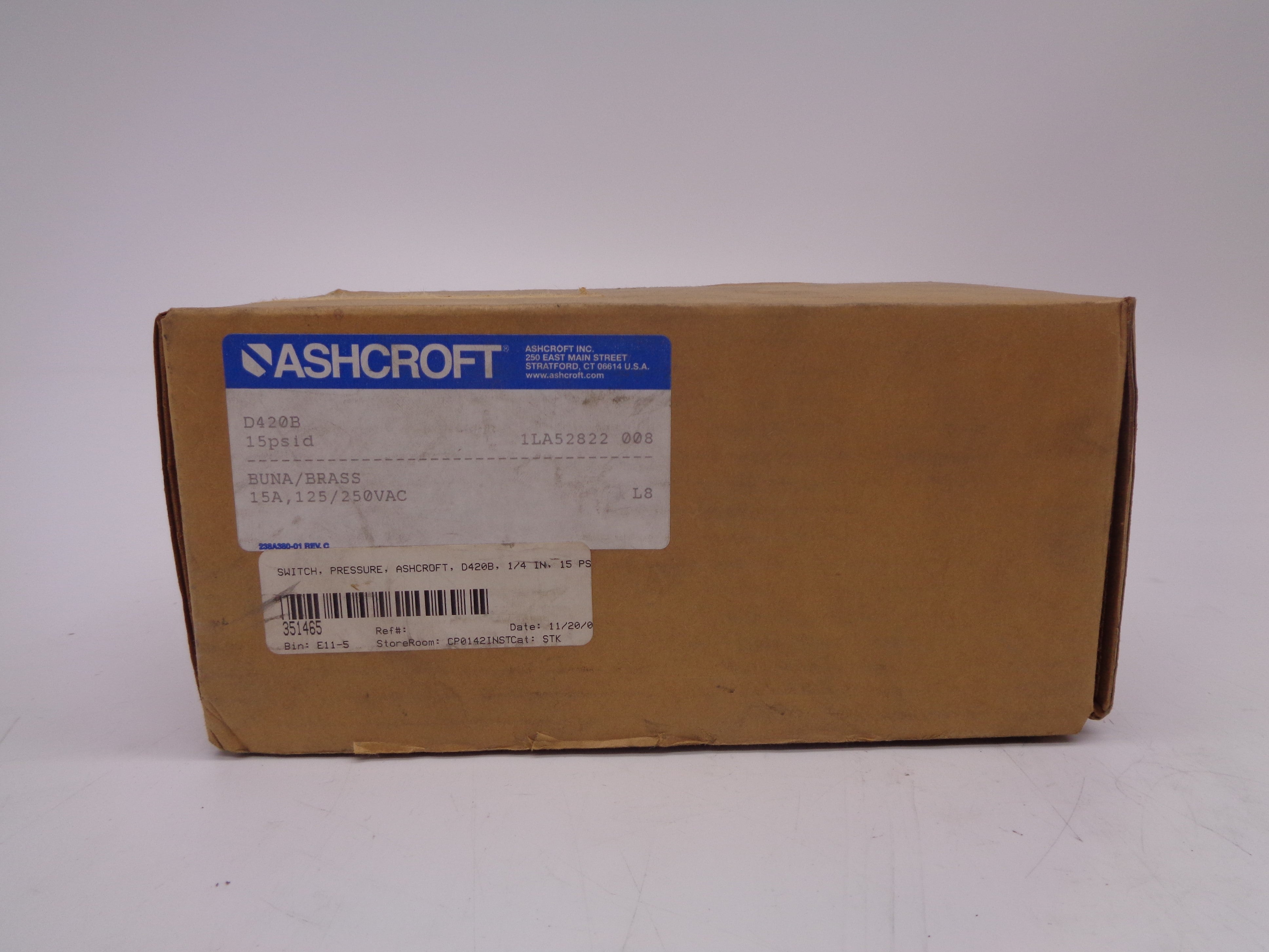 ASHCROFT D420B NSMP