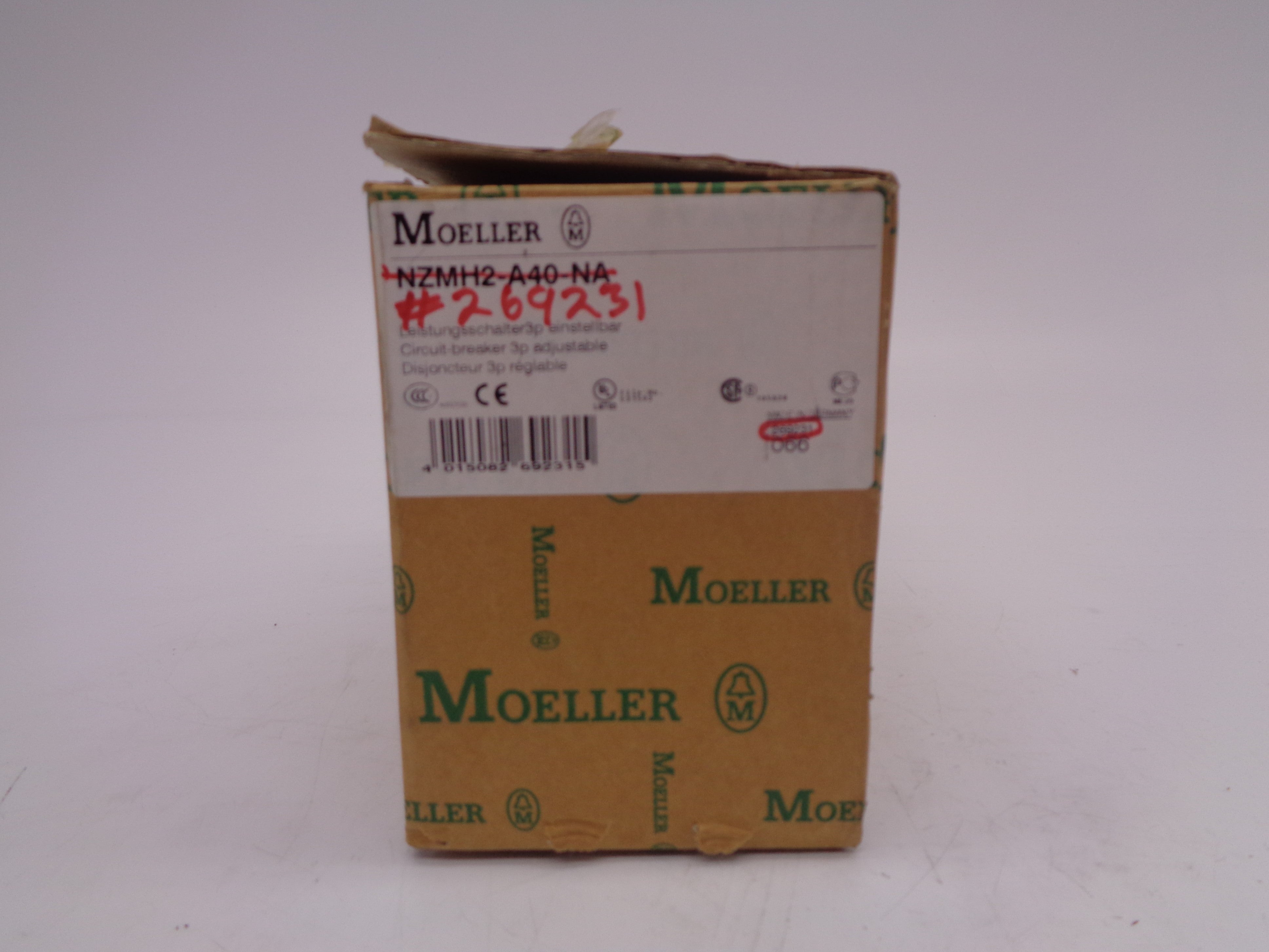 KLOCKNER MOELLER NZMH2-A40-NA 40A 600V NSMP