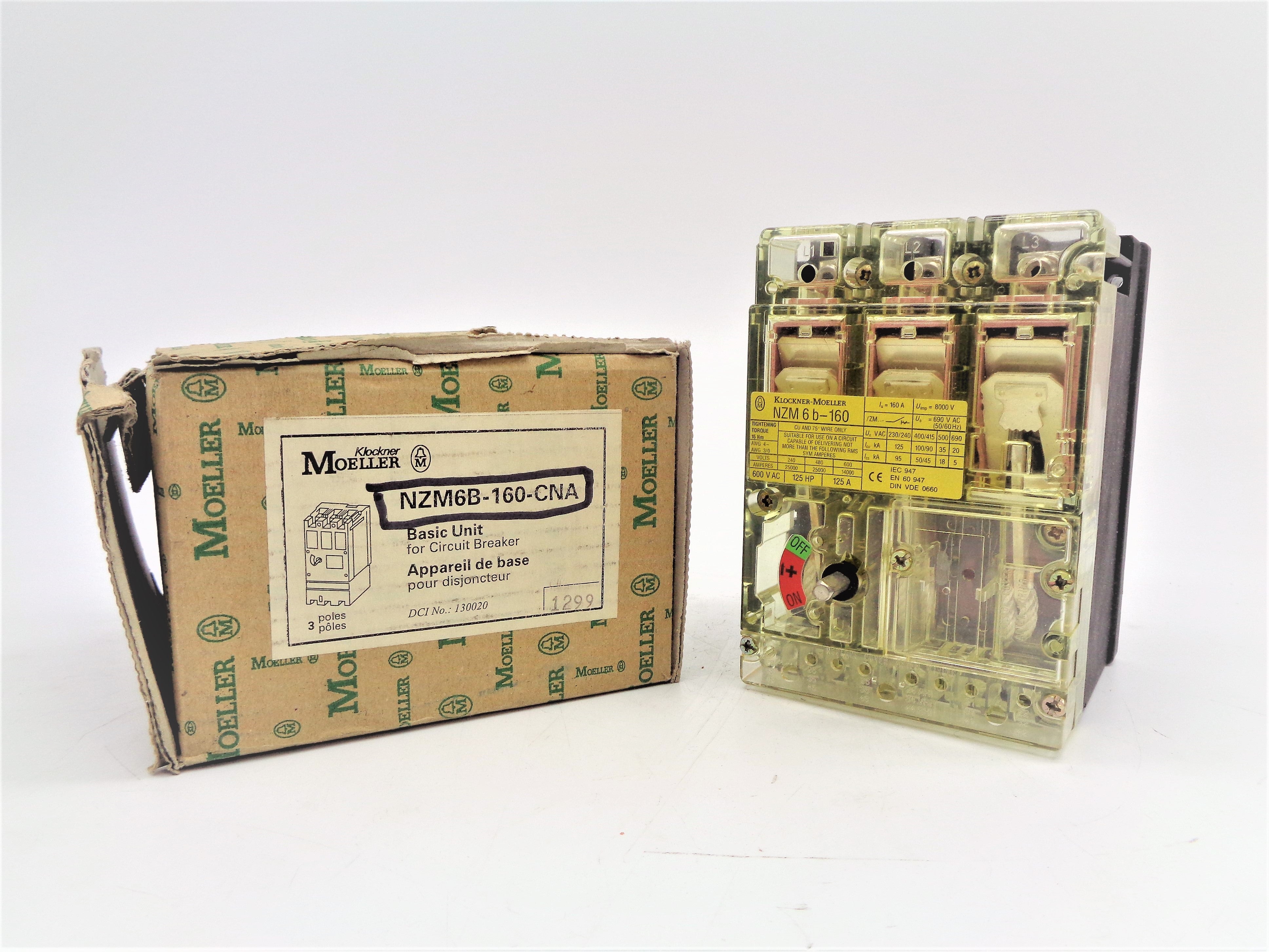 KLOCKNER MOELLER NZM6B-160-CNA NSMP