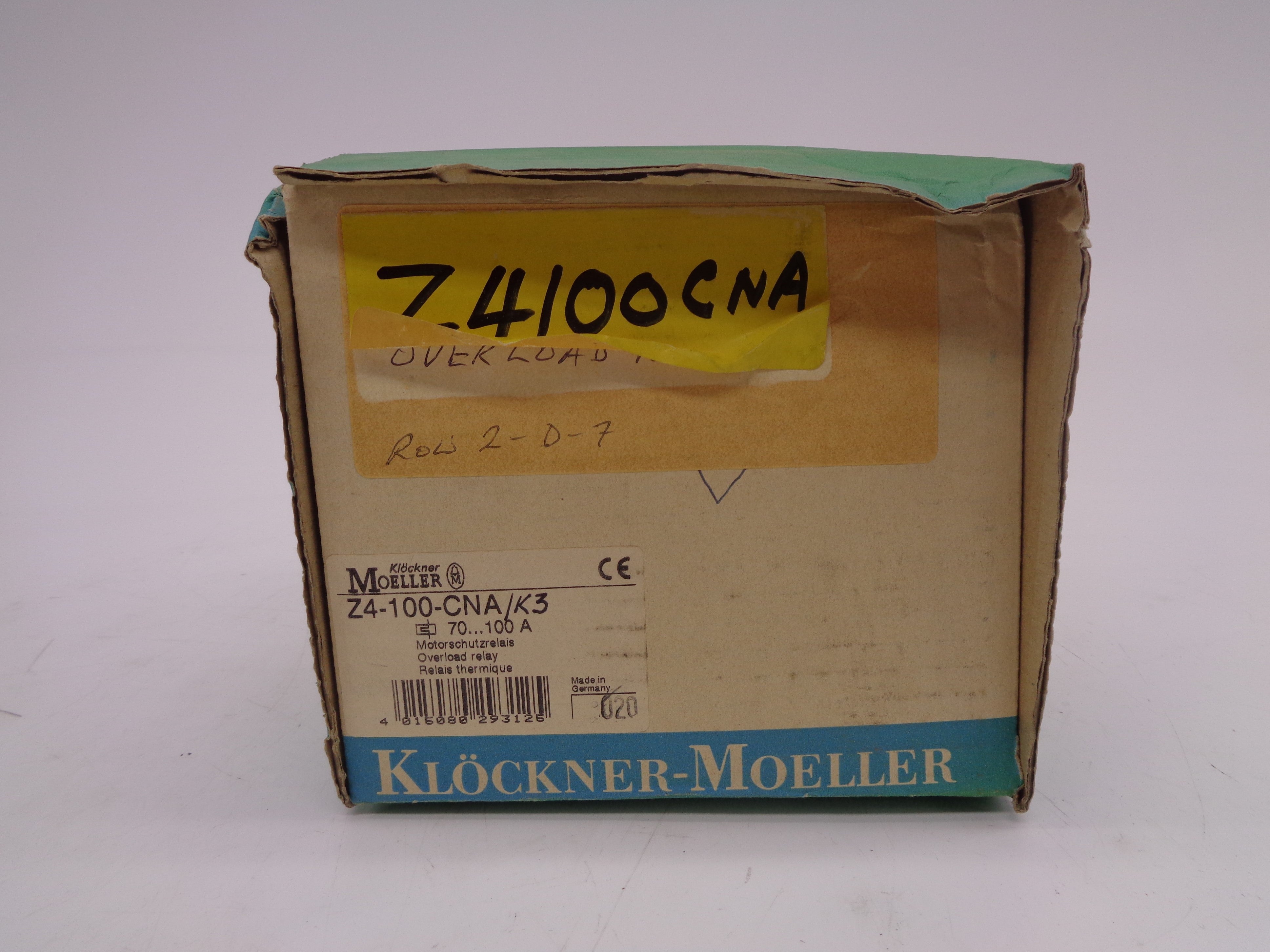KLOCKNER MOELLER Z4-100-CNA 100A NSMP