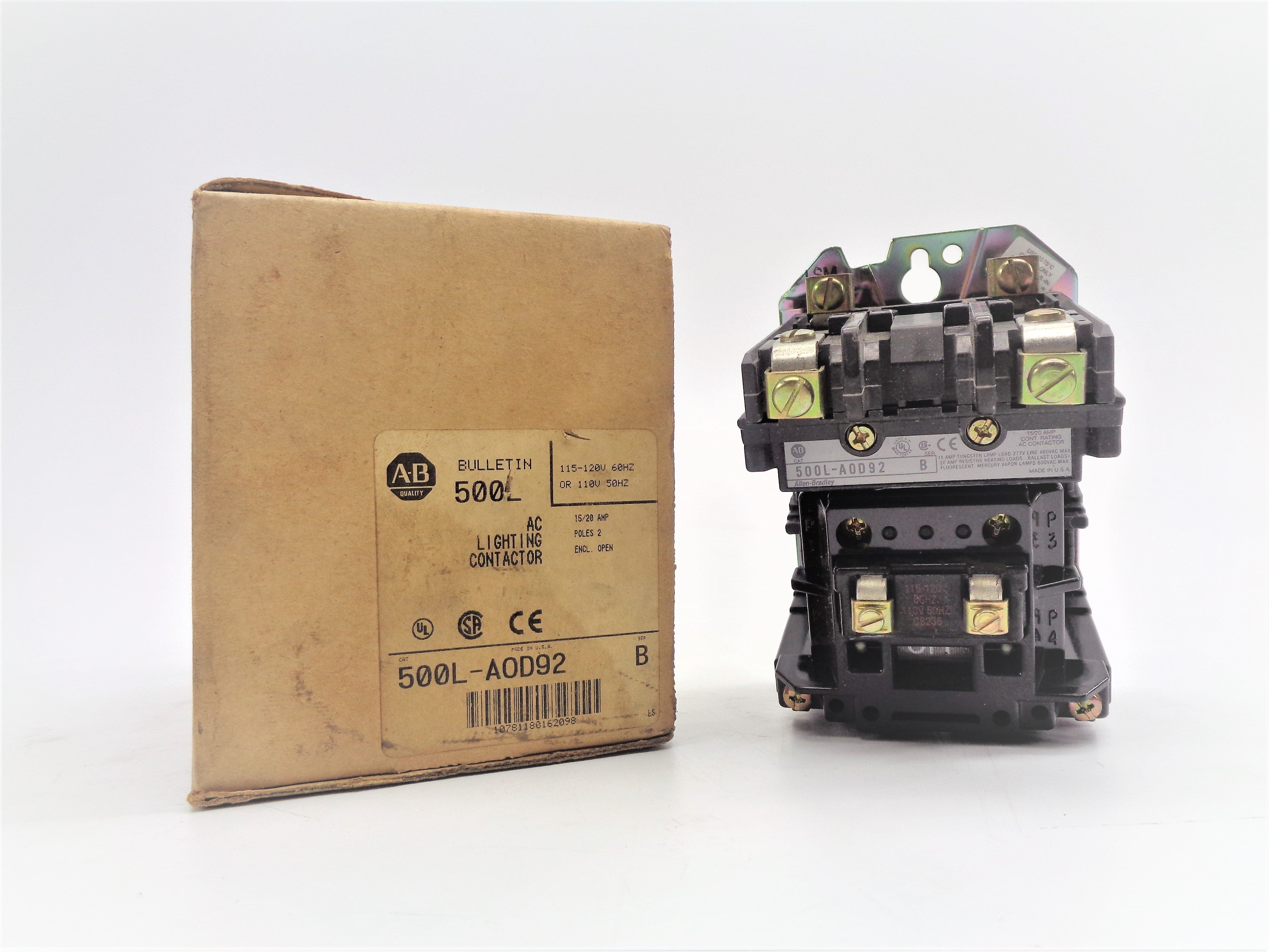 INDUSTRIAL SPARE PART 500L-AOD92 120V SER.B (BR/WH) NSMP