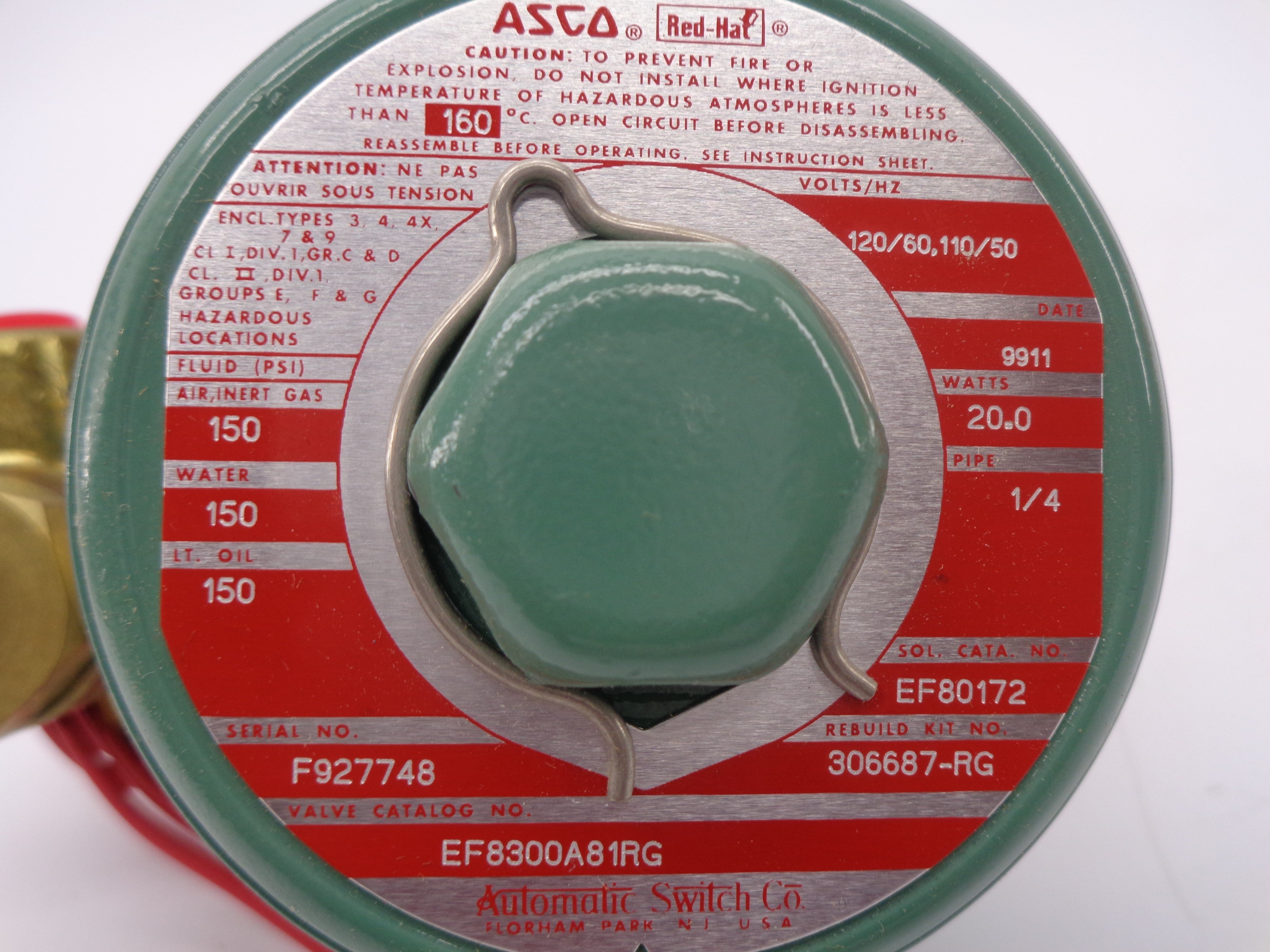 ASCO EF8300A81RG 110/120V NSNP