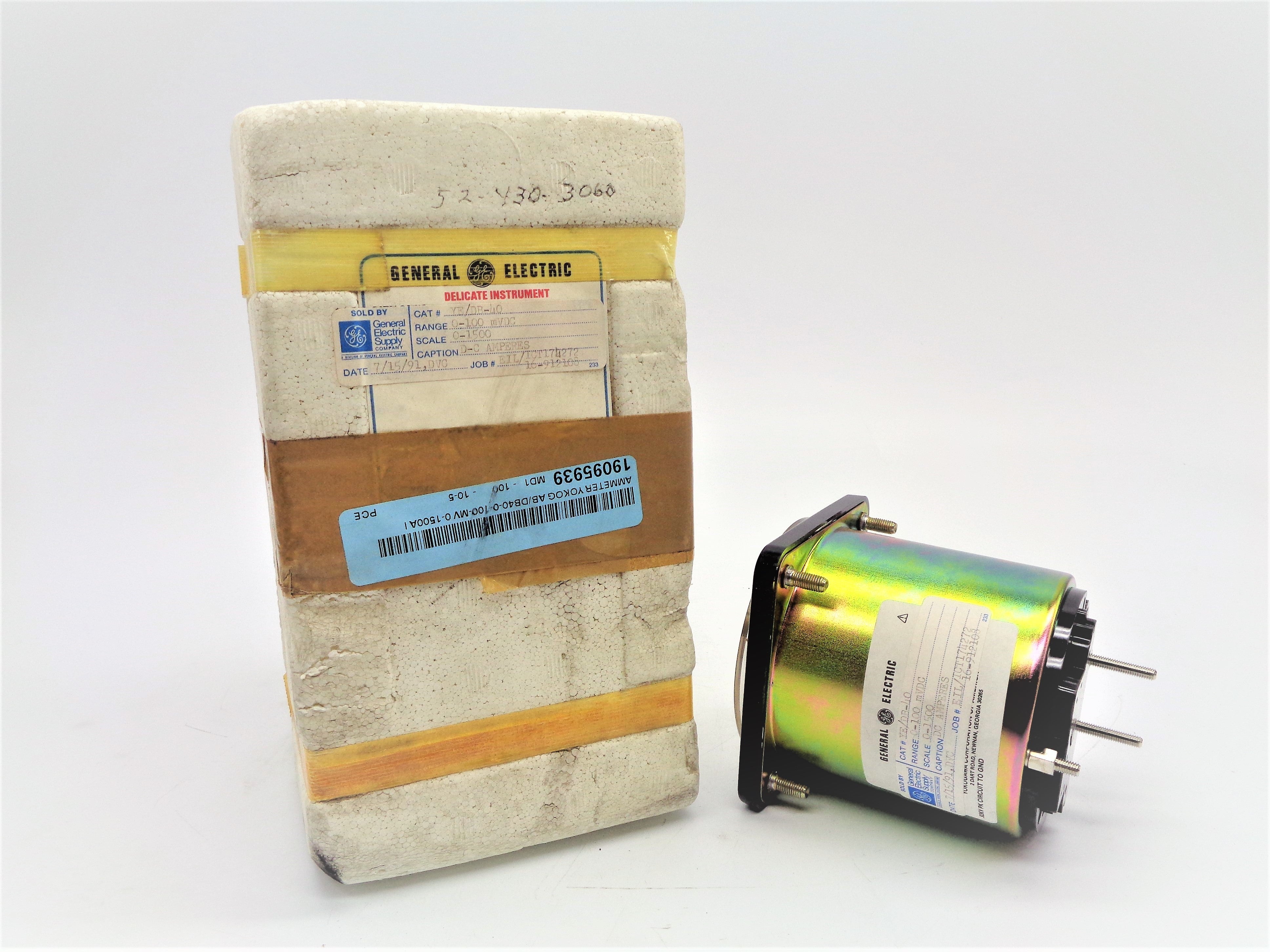 GENERAL ELECTRIC YE/DB-40 0-1500 NSMP
