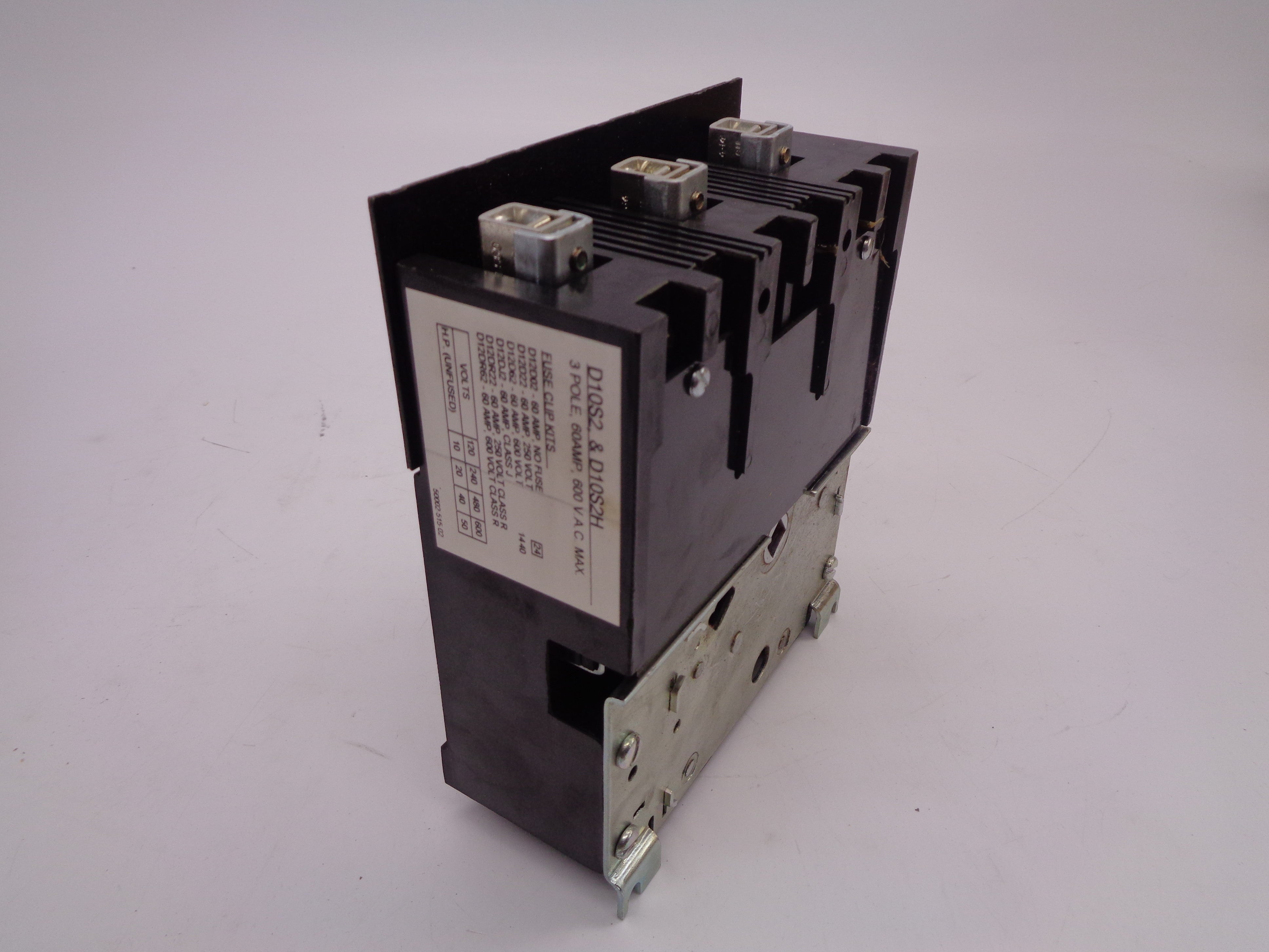 TELEMECANIQUE D10S2 600V 60A NSMP